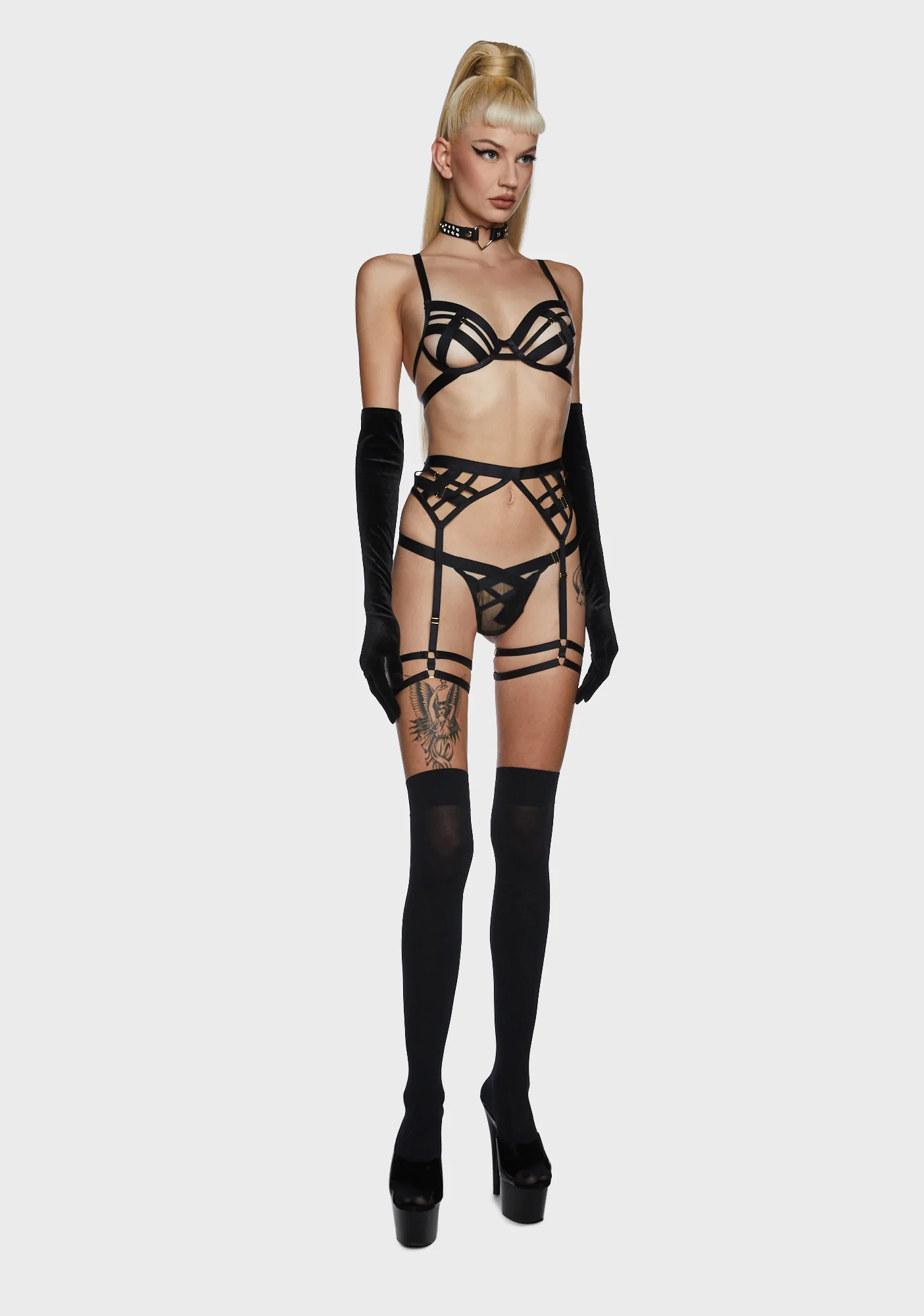 Chantal Open Elastic Balconette Bra - Image 2