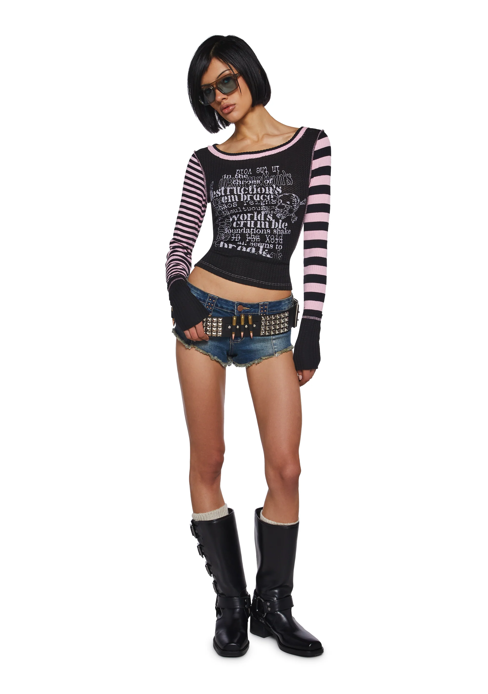 Chaotic Break Long Sleeve Tee - Image 2