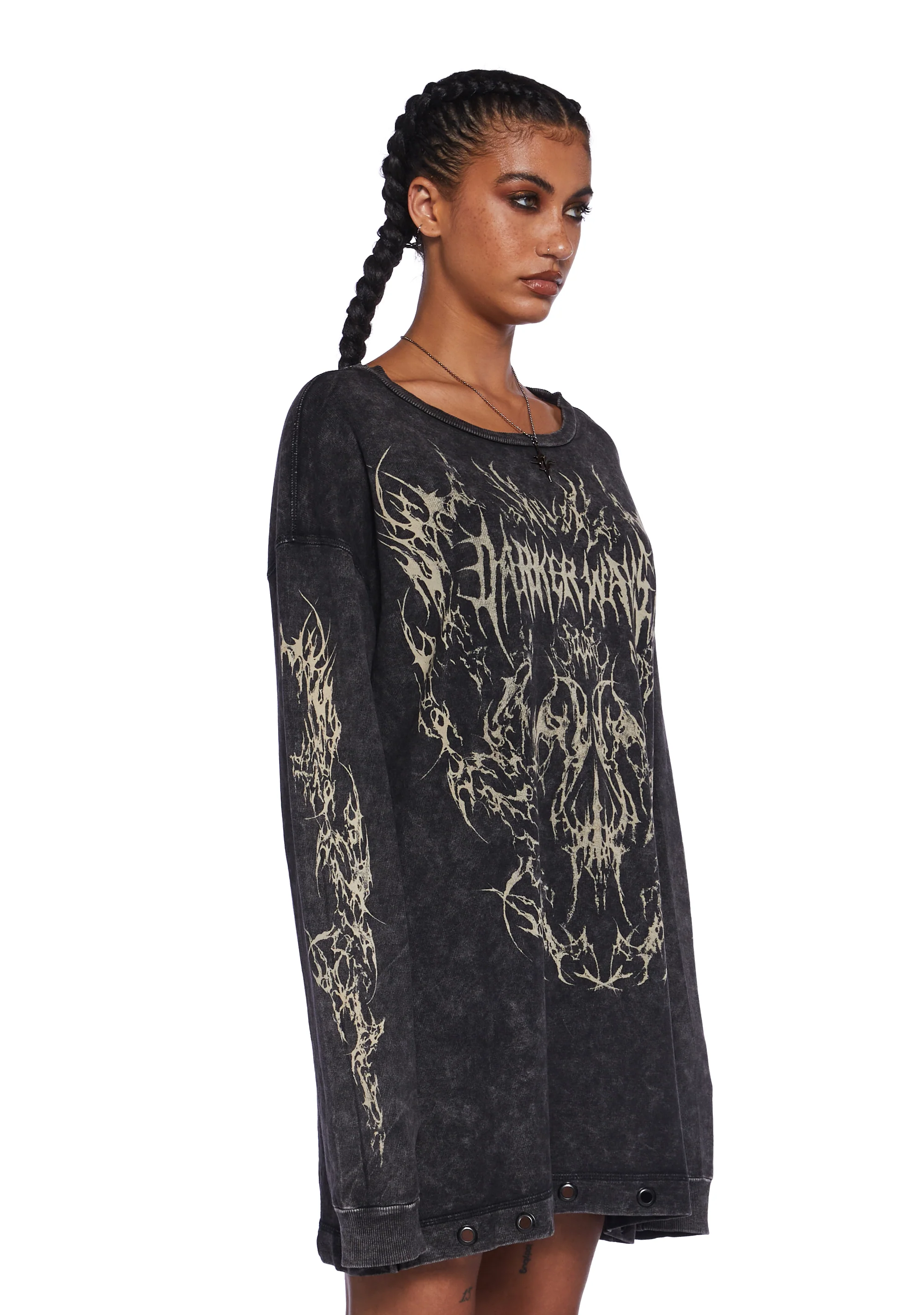 Charged Oversized Graphic Tee - Image 4