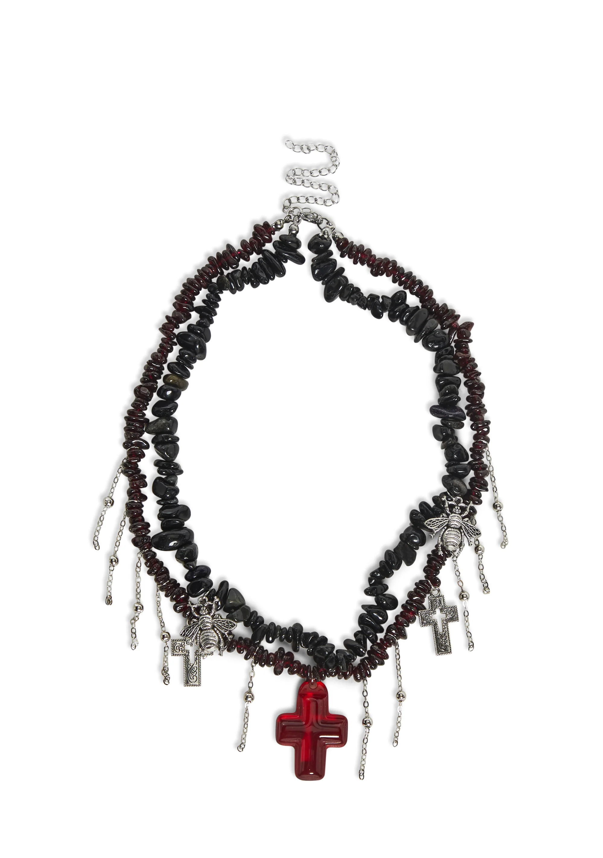 Charm Cross Choker - Image 3