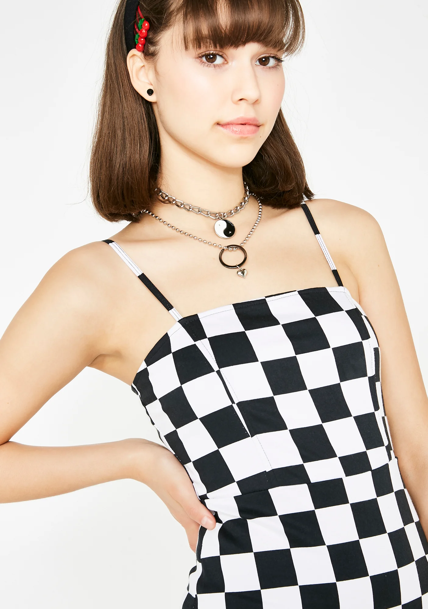 Checkered Boco Dress - Image 3