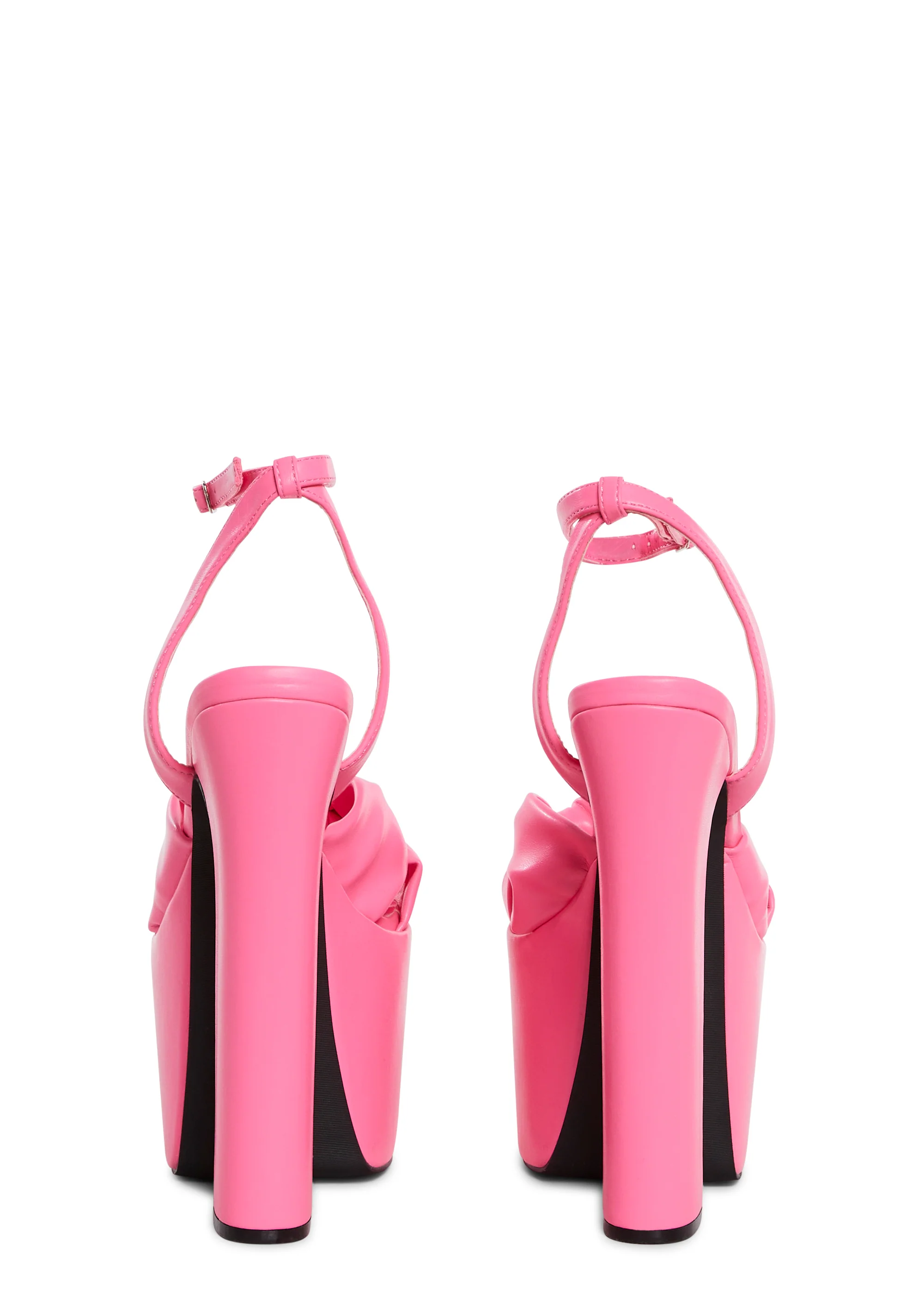 Cheers To U Platform Sandals - Pink - Image 4