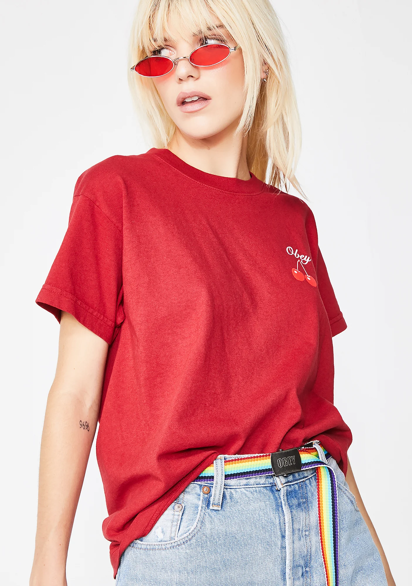 Cherry Script Custom Box Tee - Image 2