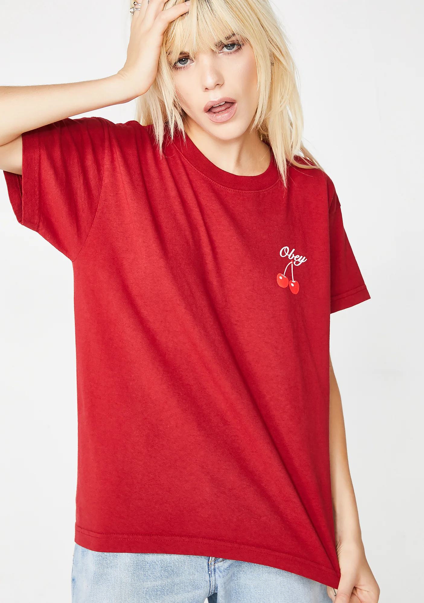 Cherry Script Custom Box Tee - Image 4