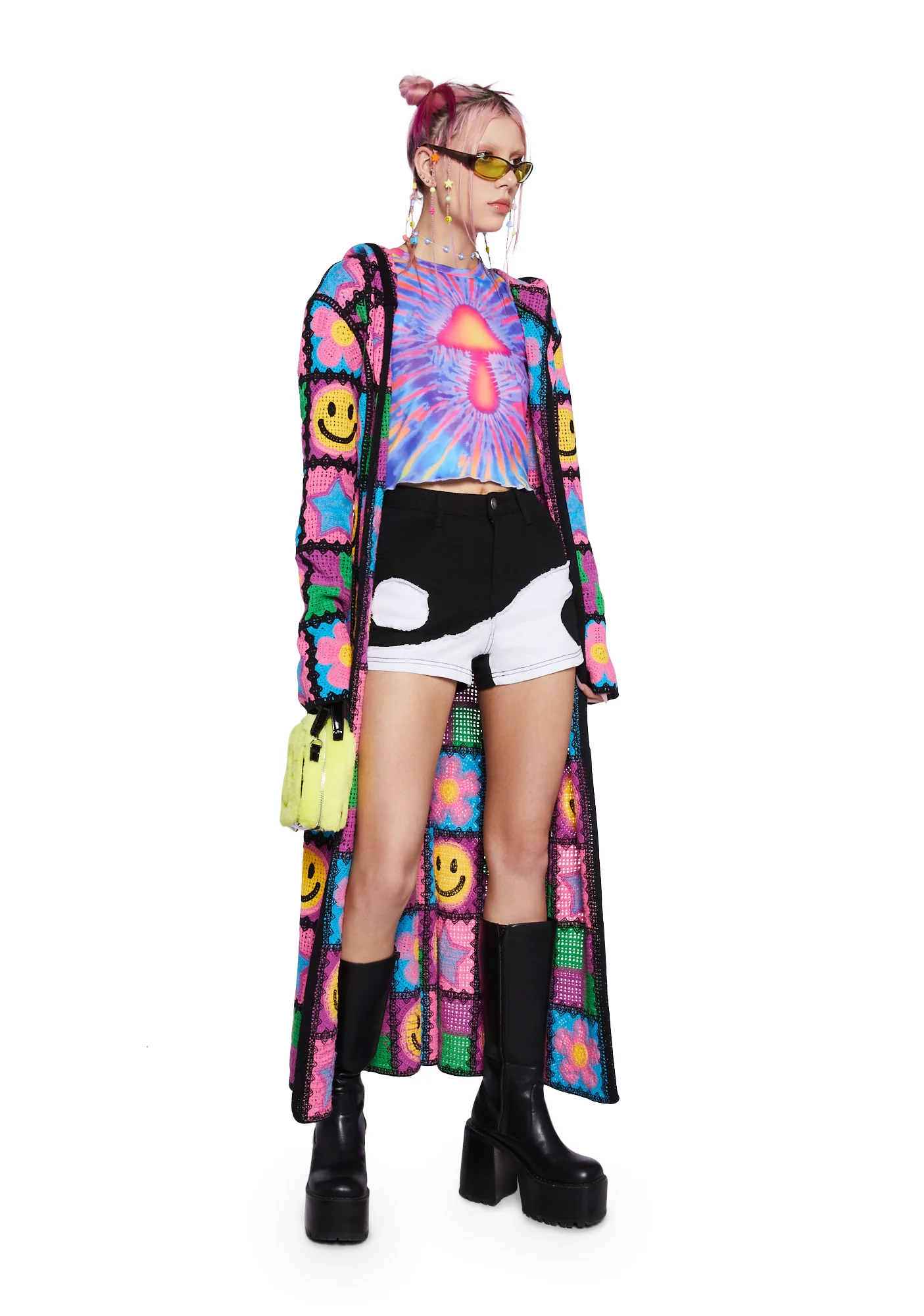 Chic Duality Denim Shorts - Image 2