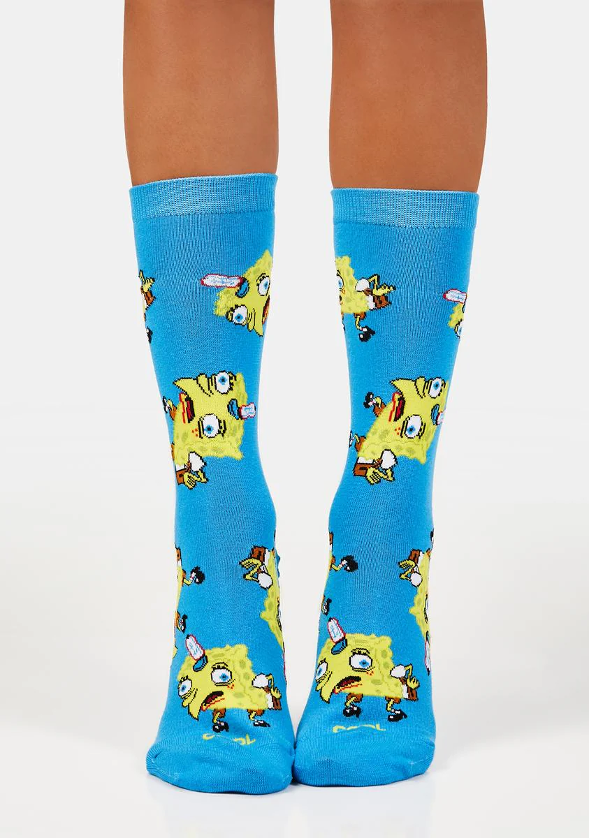 Chicken Spongebob Crew Socks - Image 2