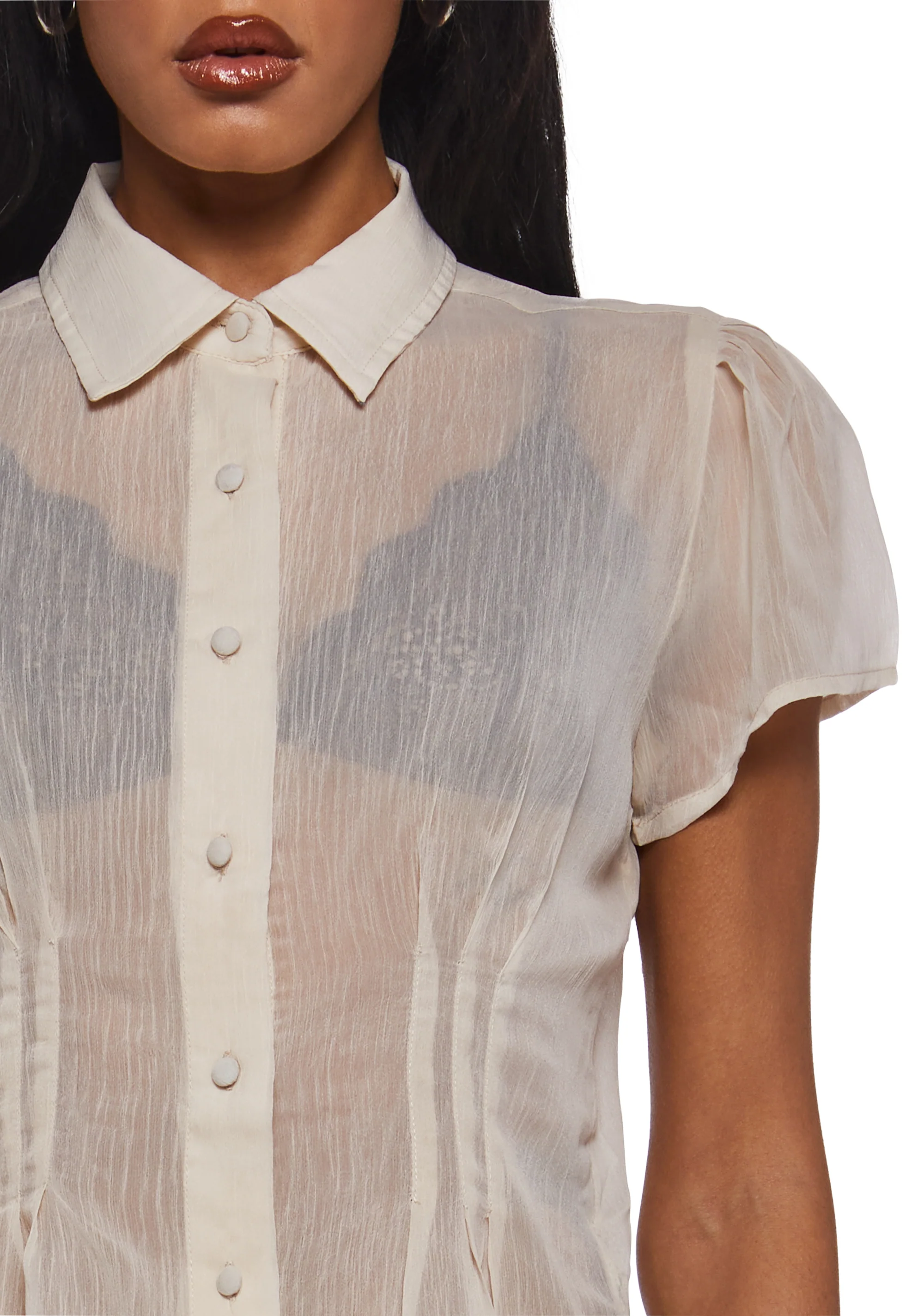 Total Charm Chiffon Blouse - Image 5