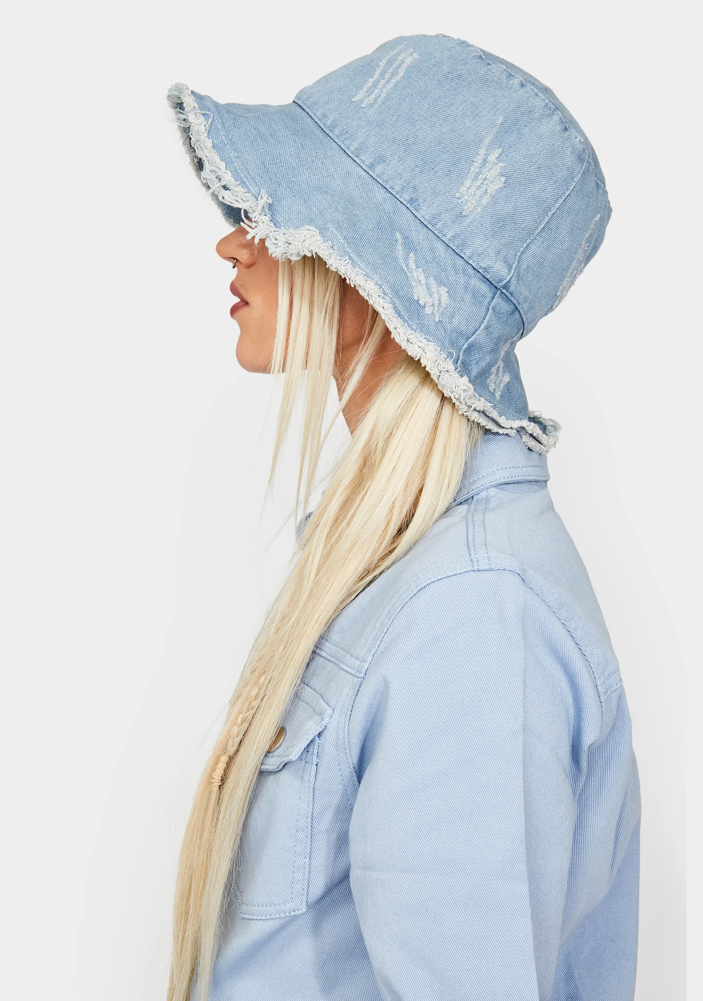 Chill Pushing Limits Denim Bucket Hat - Image 2