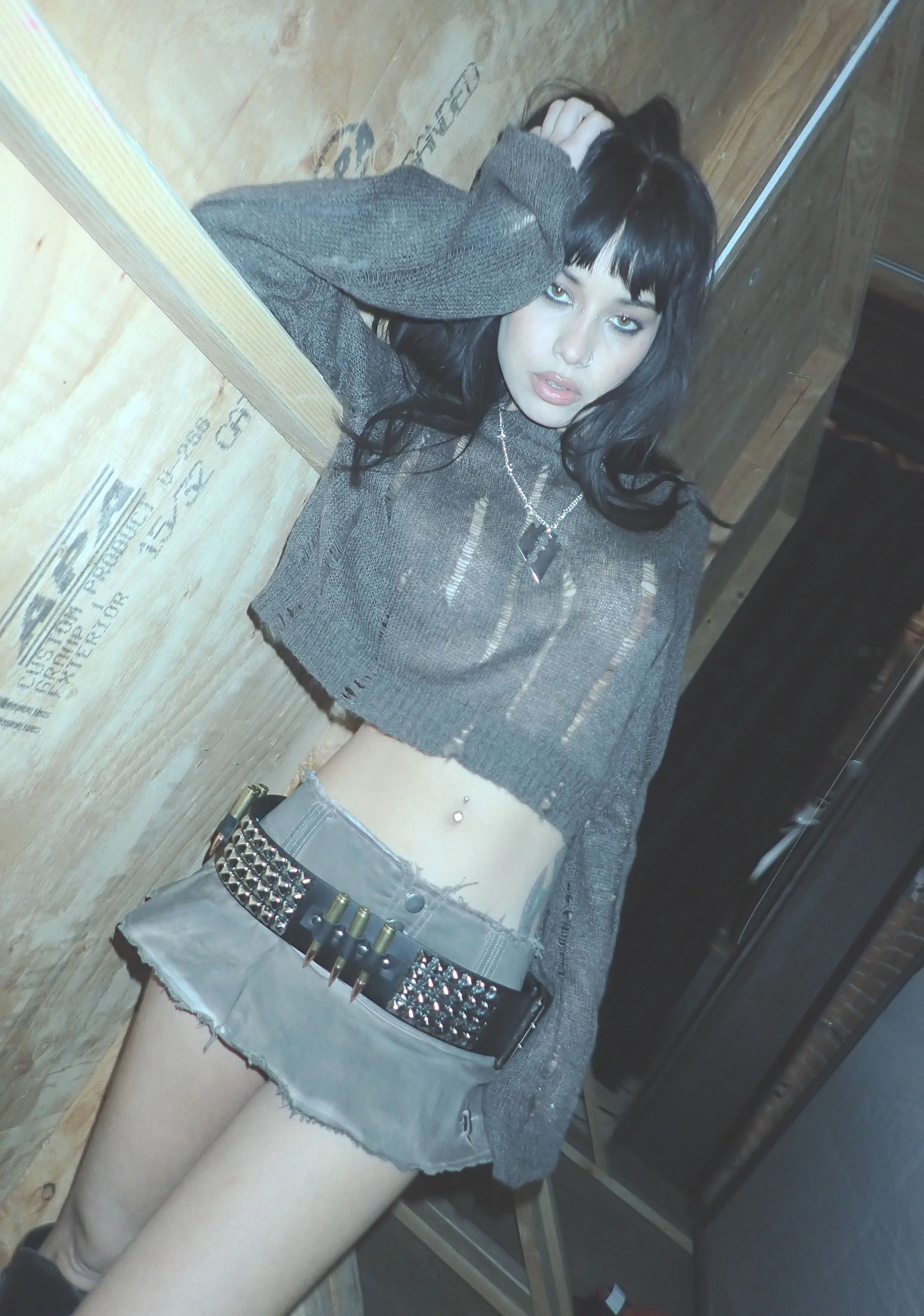 Chord Distressed Knit Sweater - Image 6