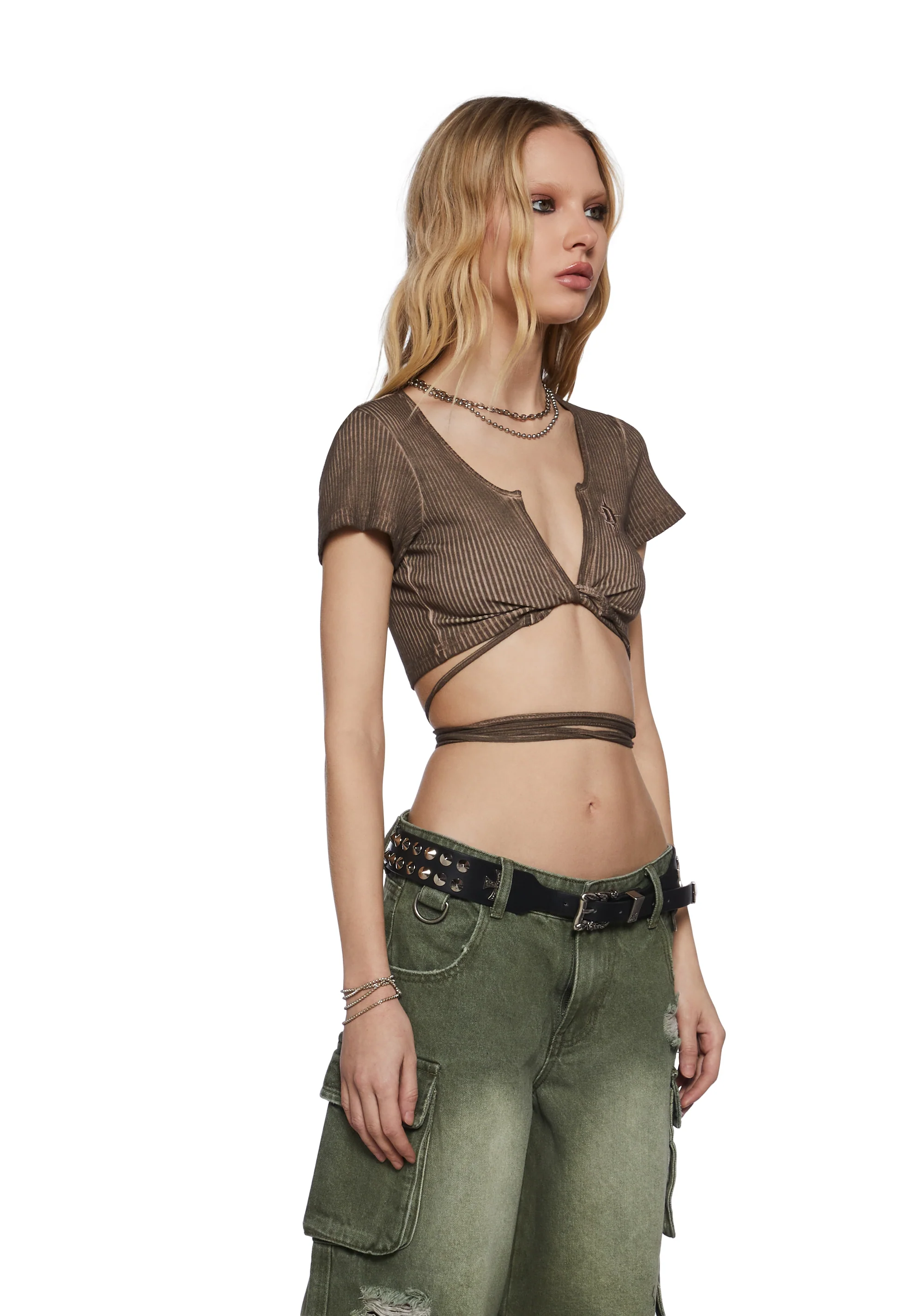 Chord Twist Wrap Top - Image 3