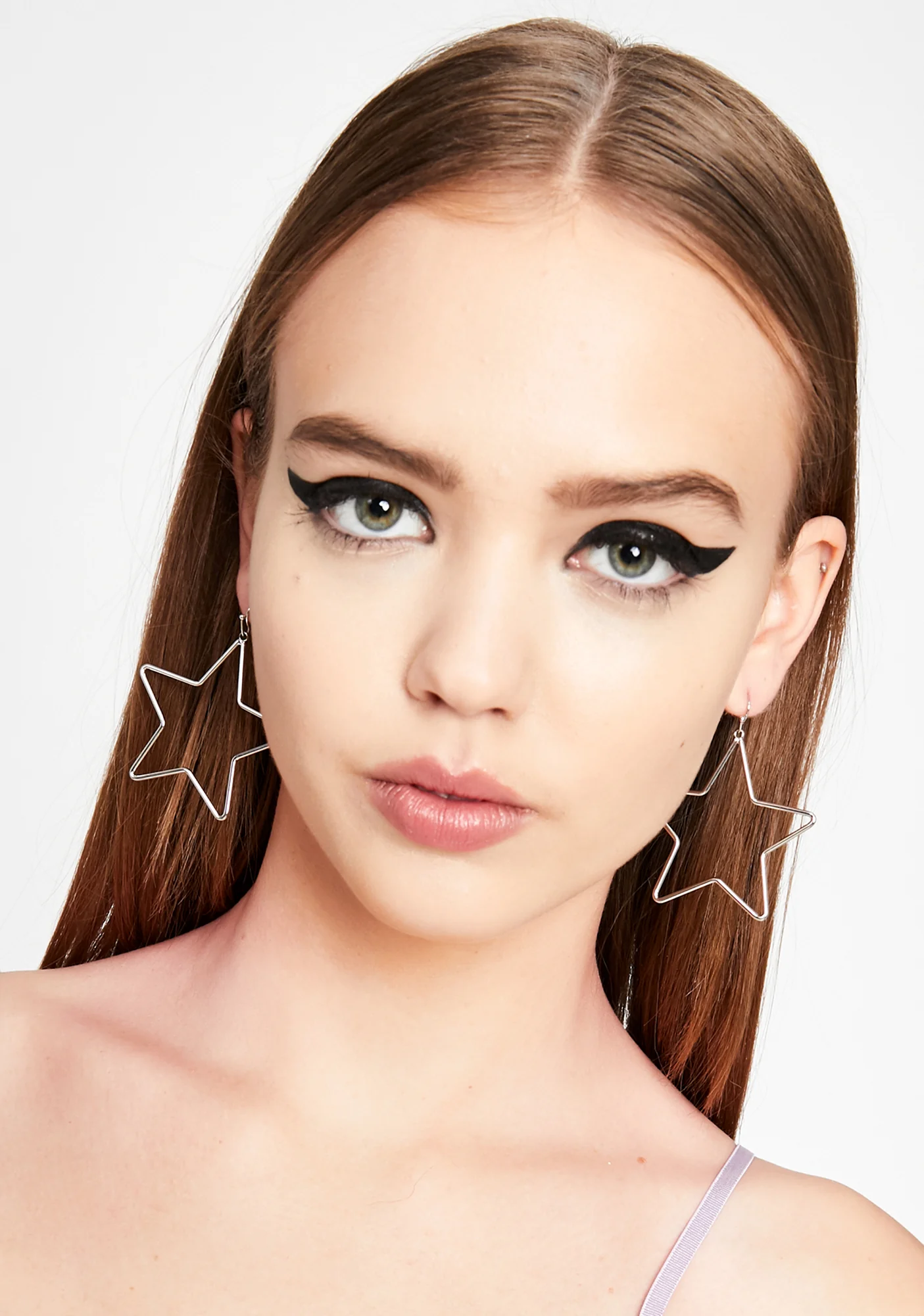 Chrome Super Nova Star Earrings - Image 2