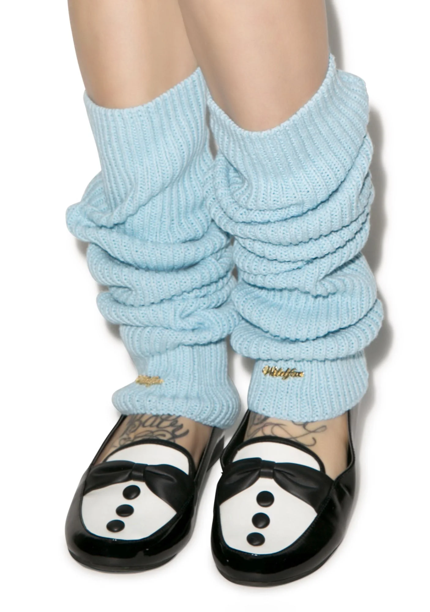 Chunky Knit Leg Warmers - Dark Pink - Image 17