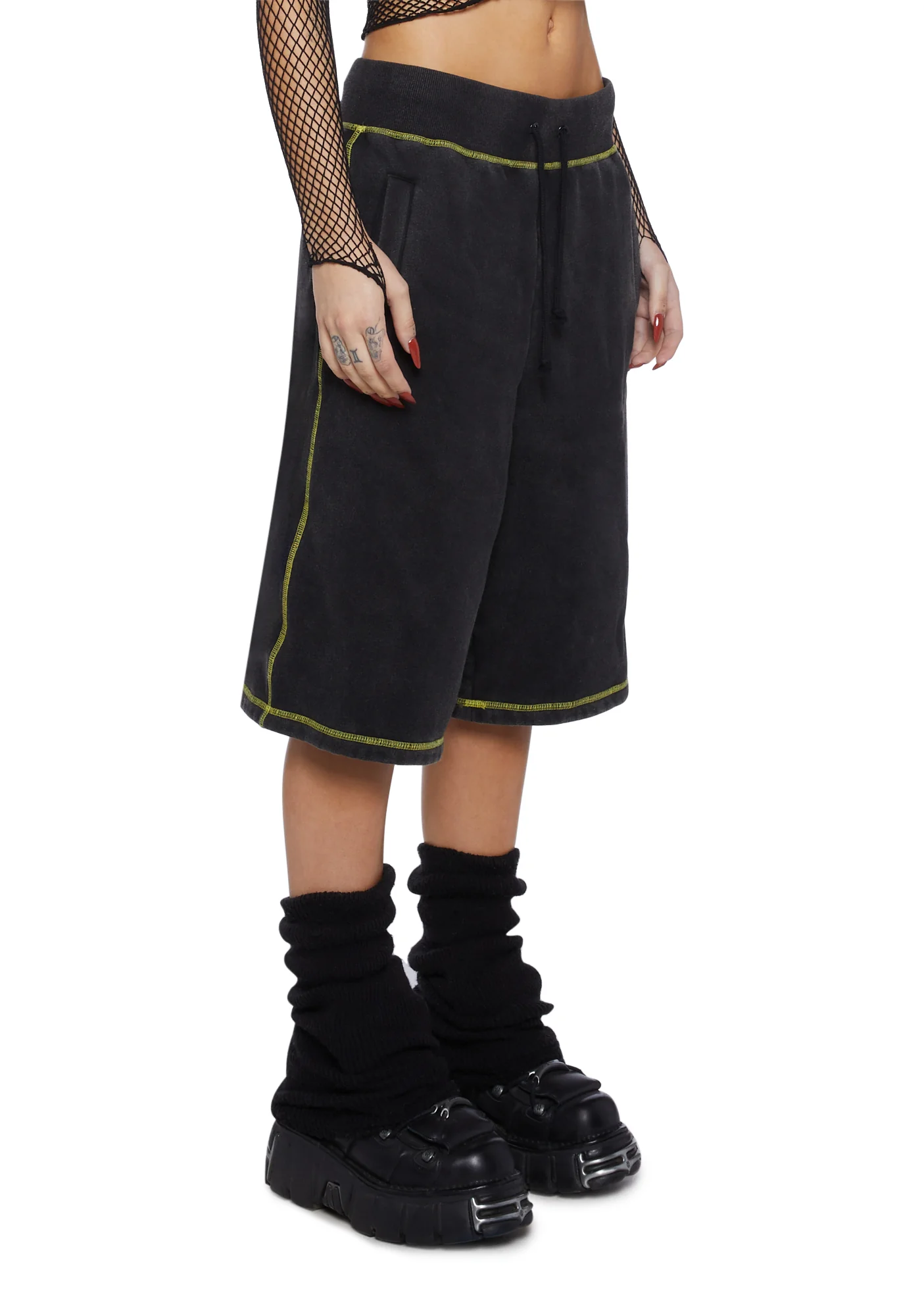Ciphered Up Knit Shorts - Image 3