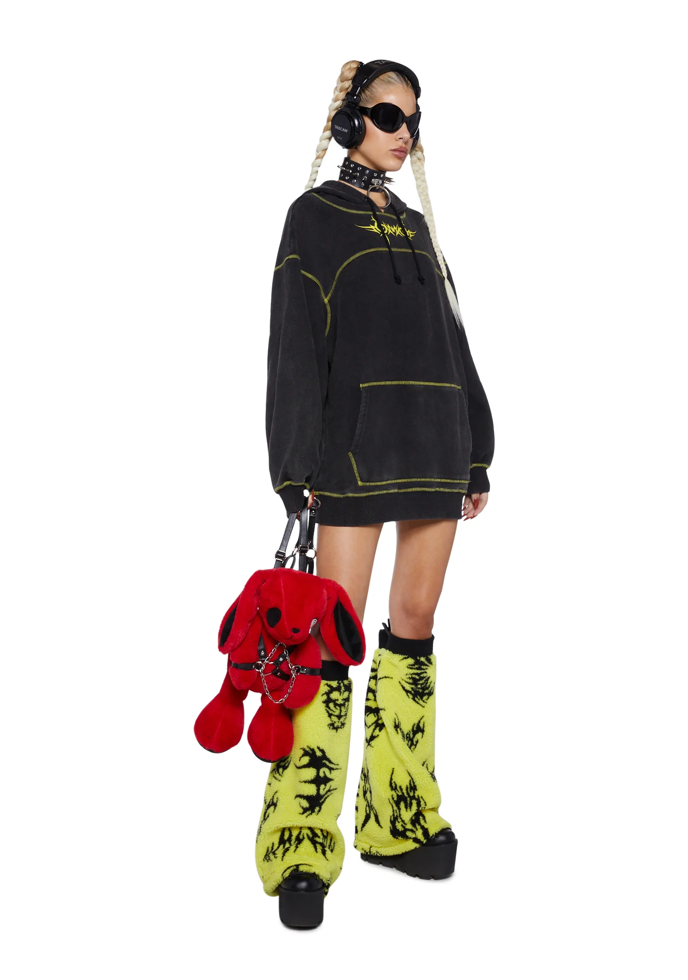 Ciphered Up Oversized Hoodie - Image 2