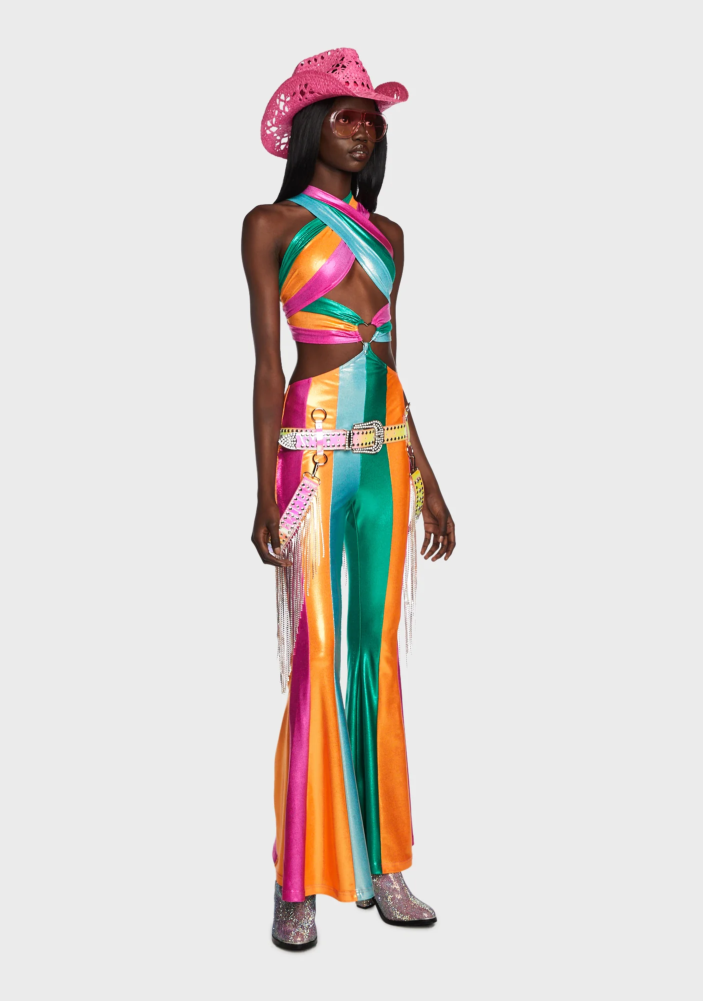Circus Striped Jumpsuit - Image 5