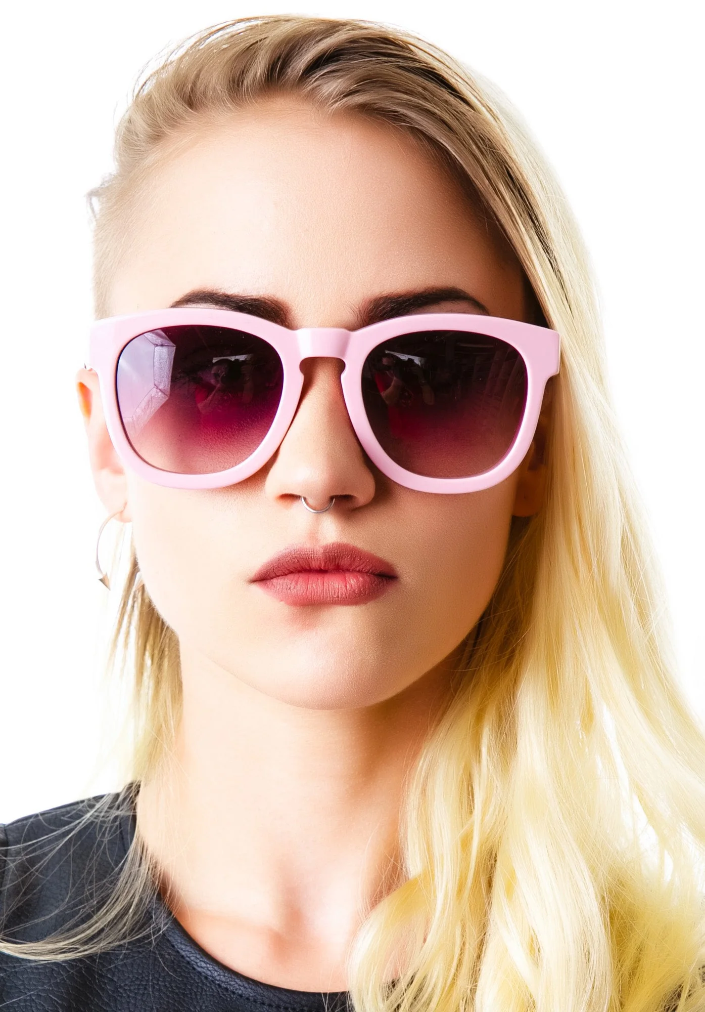 Classic Fox Sunglasses - Pink - Image 5