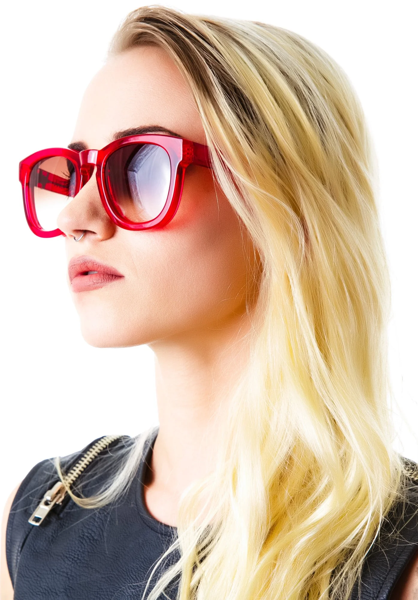 Classic Fox Sunglasses - Blue - Image 11