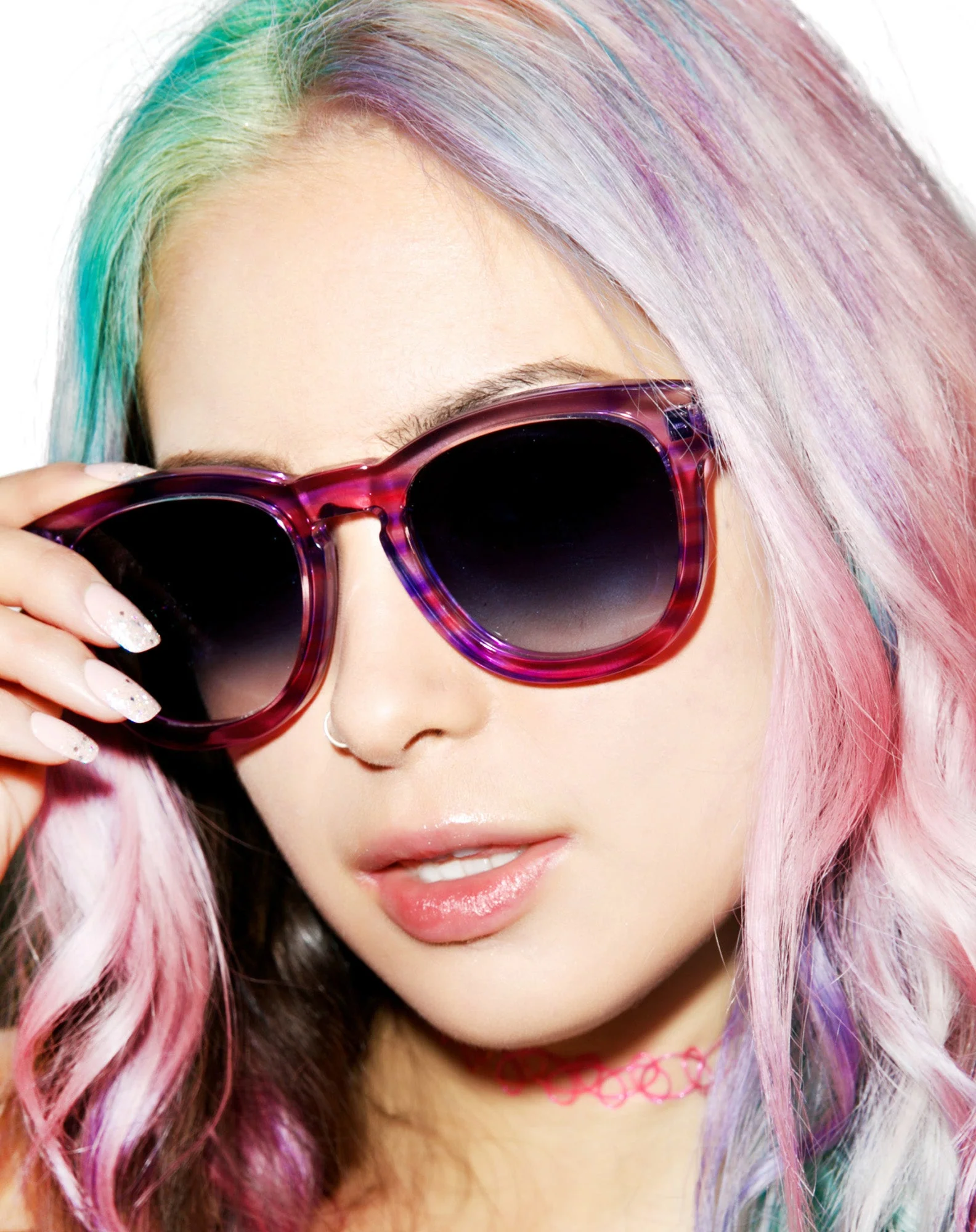 Classic Fox Sunglasses - Blue - Image 32