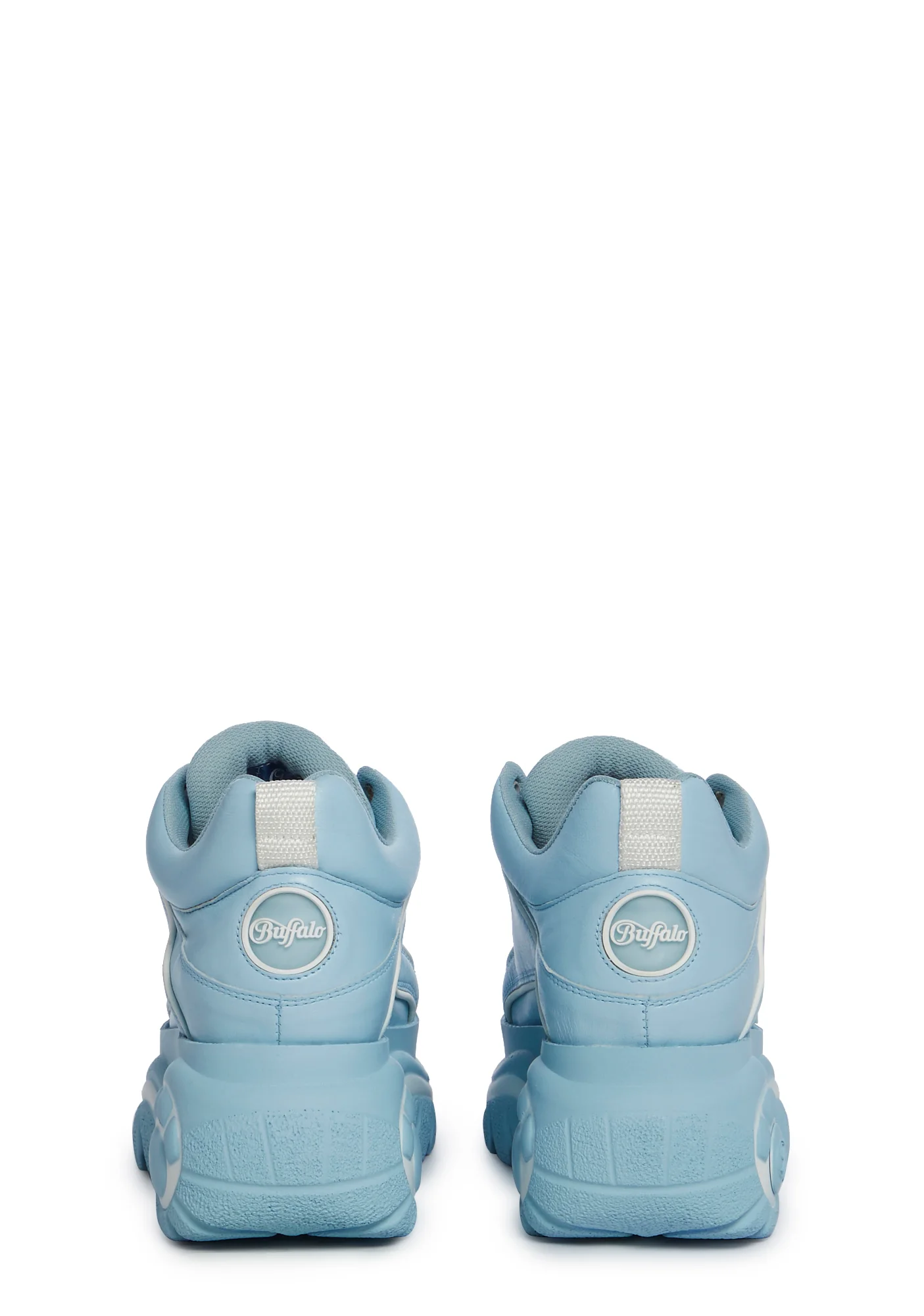 Classic Low Platform Sneakers -Blue - Image 4
