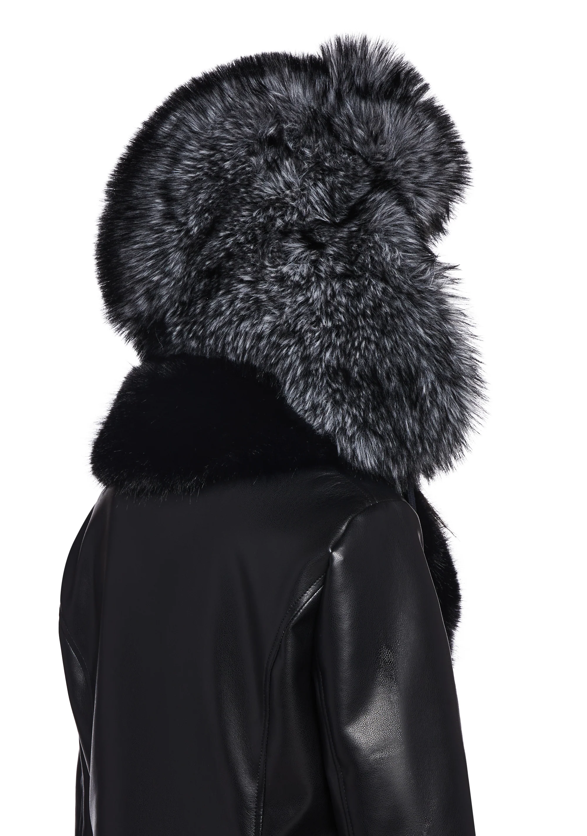 Clique Oversized Trapper Hat - Black - Image 3