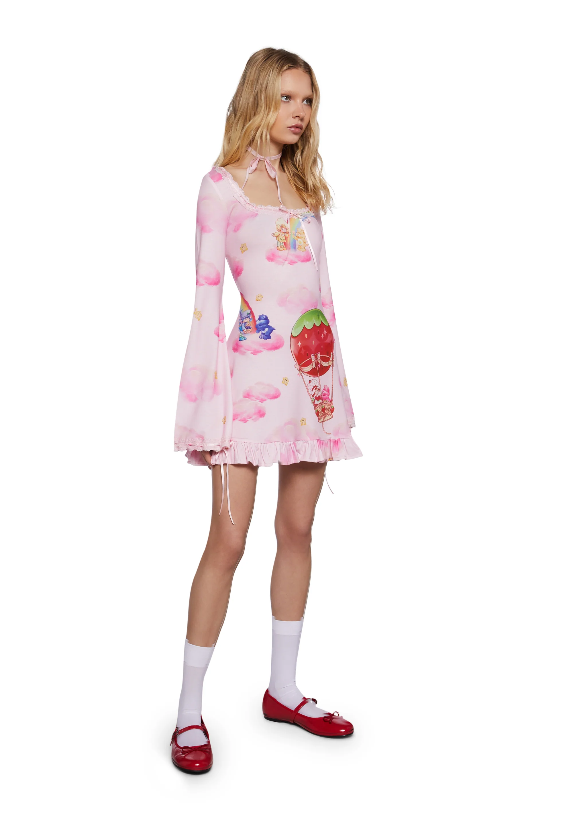 Clouds And Rainbows Mini Dress - Image 2