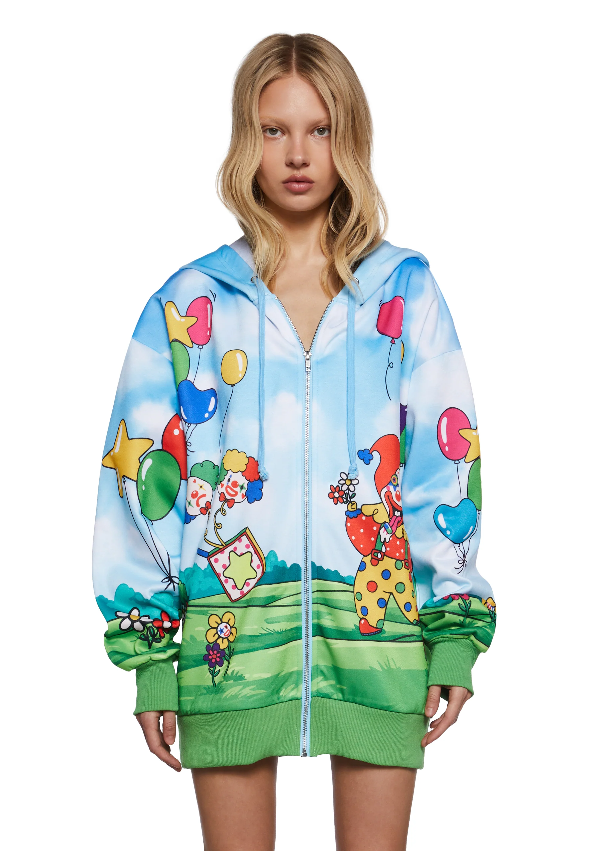Clown Around Oversized Hoodie - Image 5