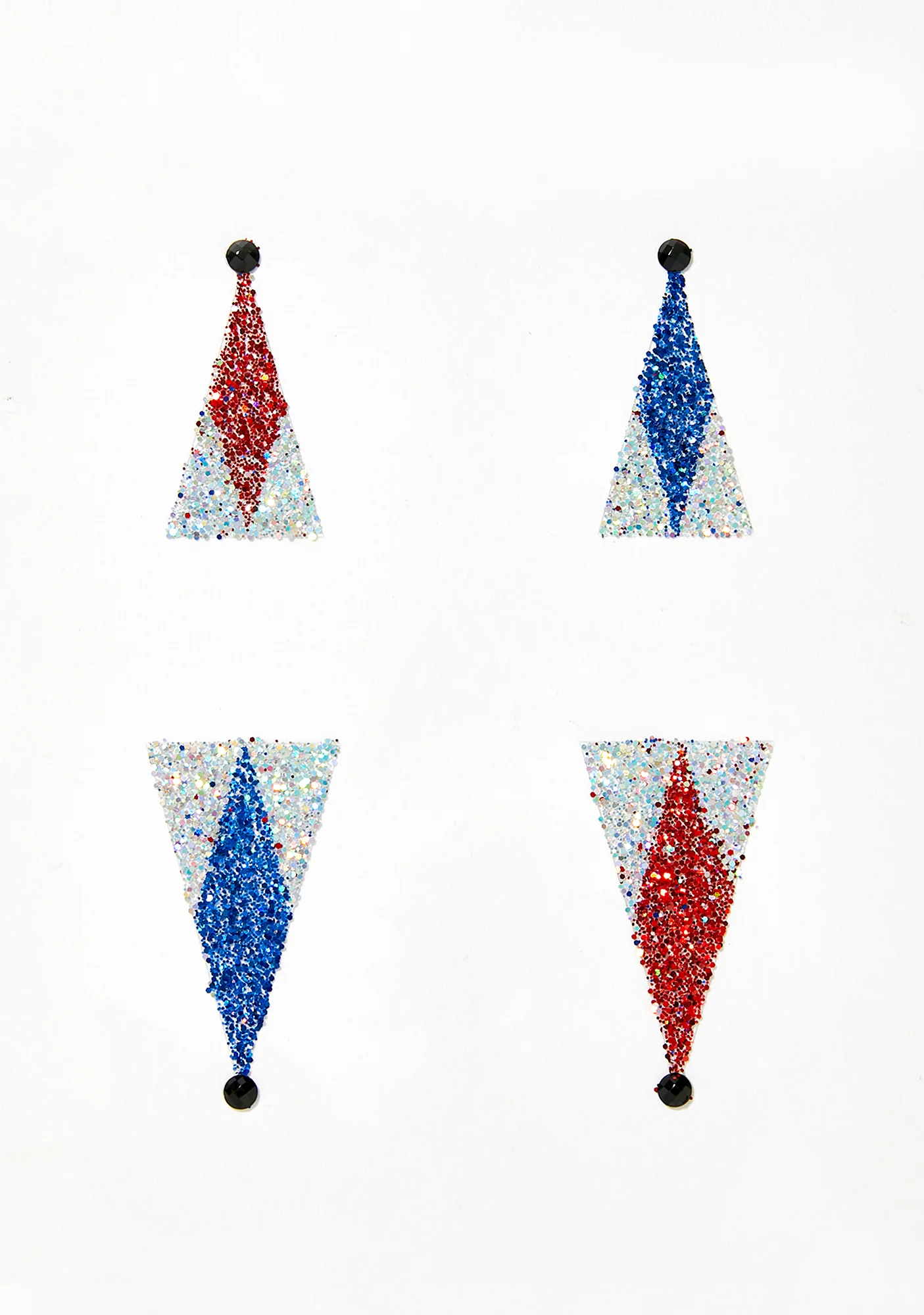 Clown Face Glitter Stickers - Image 2
