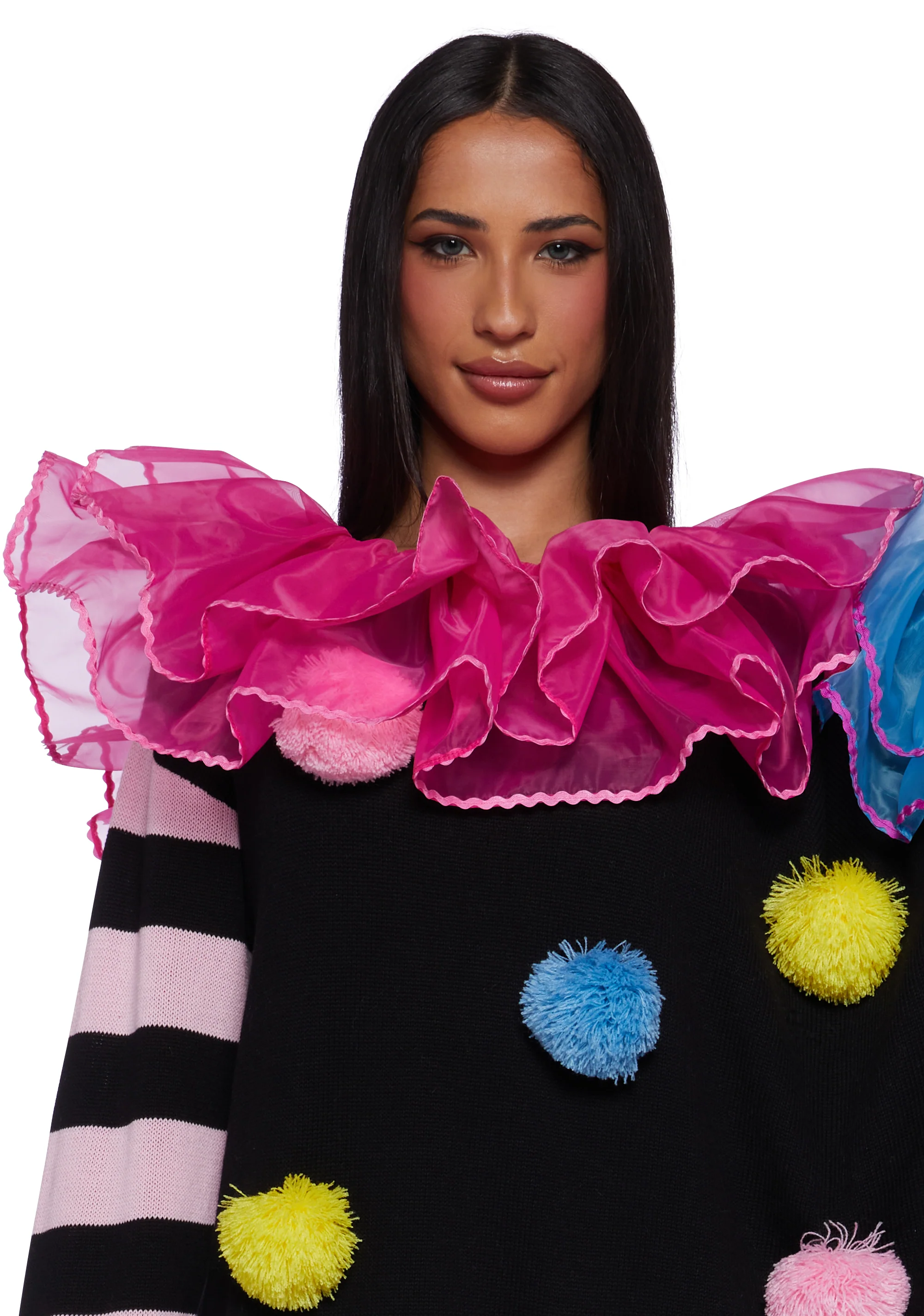 Clown Trouble Knit Sweater Set - Multi - Image 7