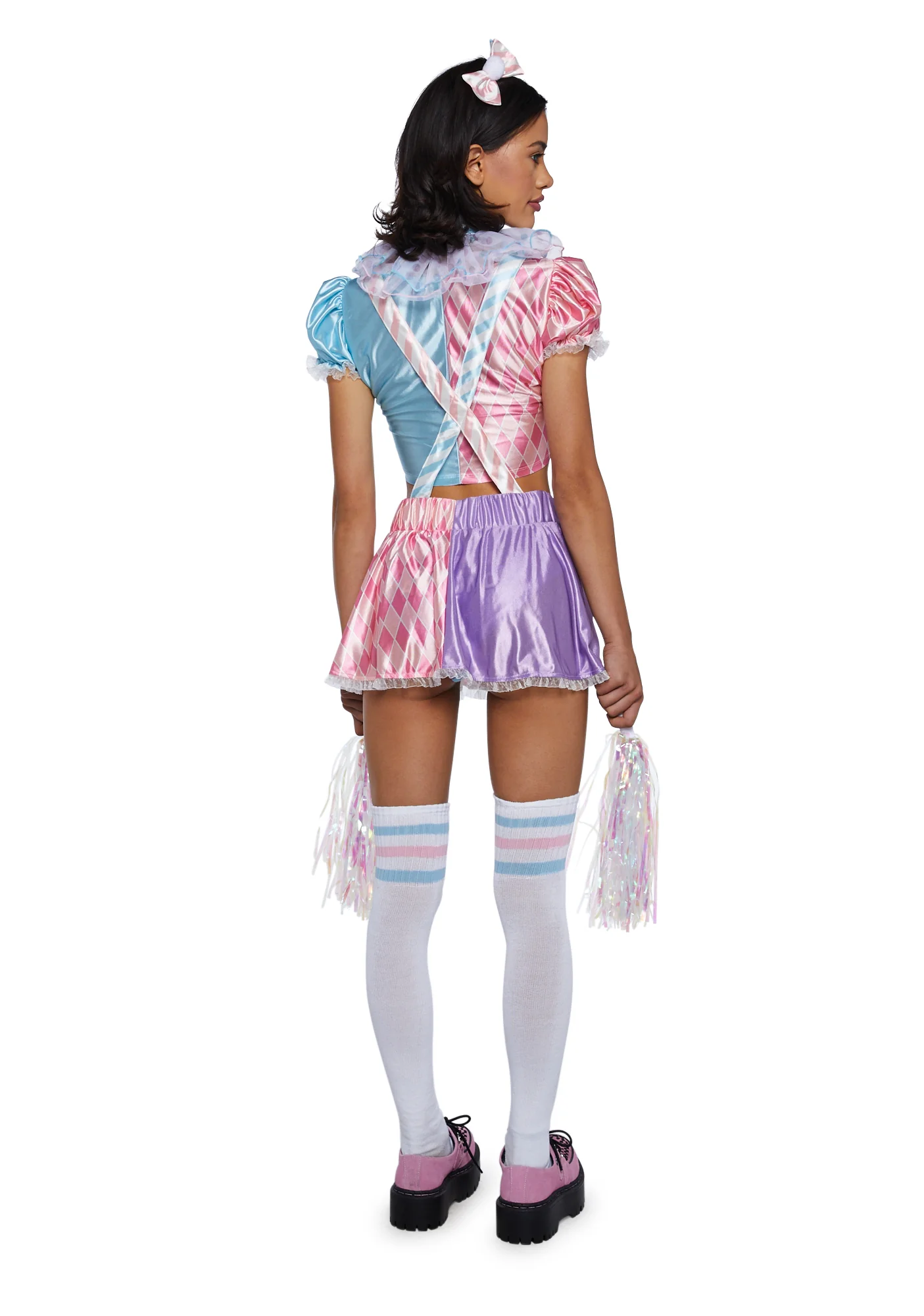 Clownin' Around Cheerleader Costume - Image 4