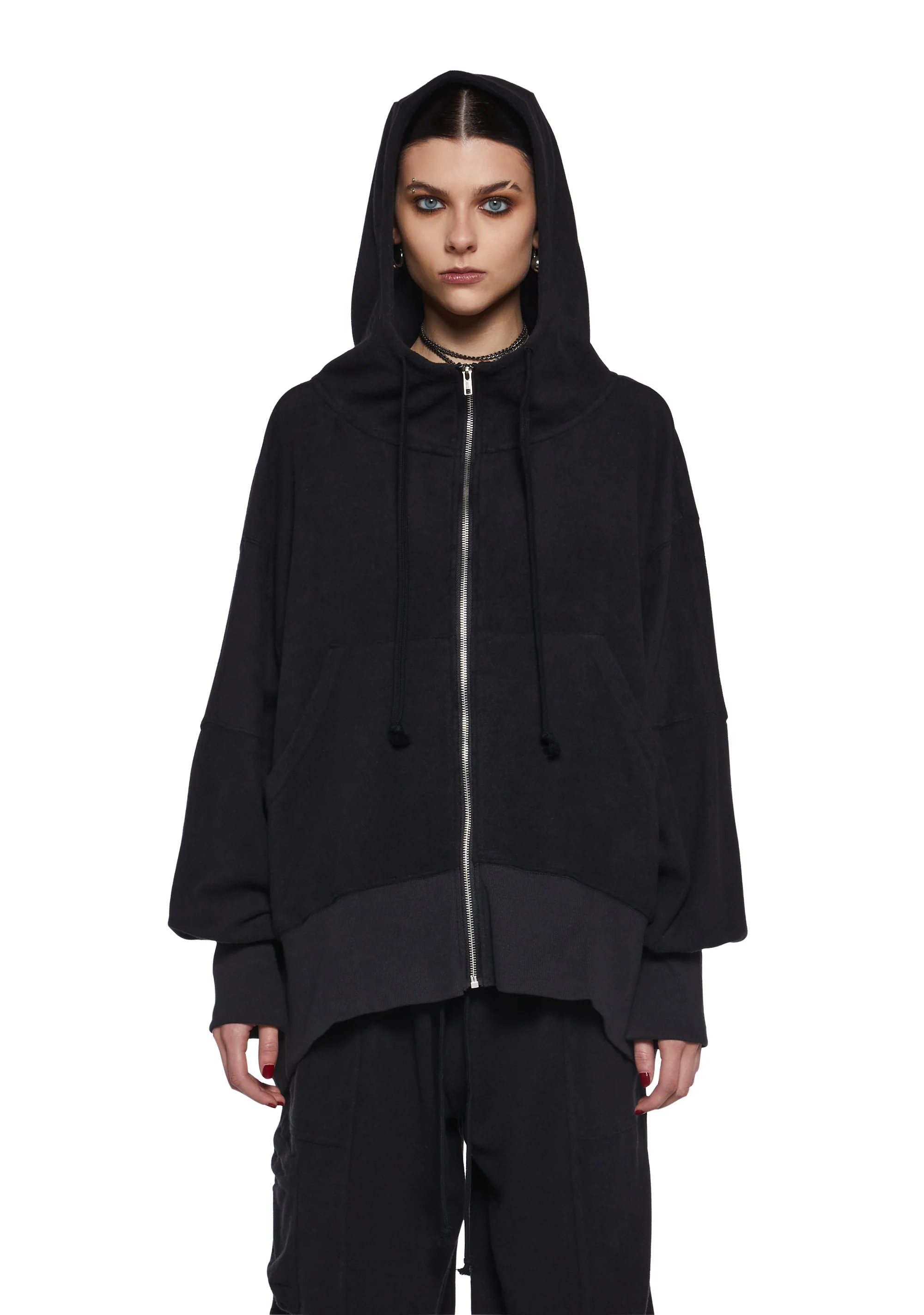 Club Kid Stare Zip-Up Hoodie - Image 6