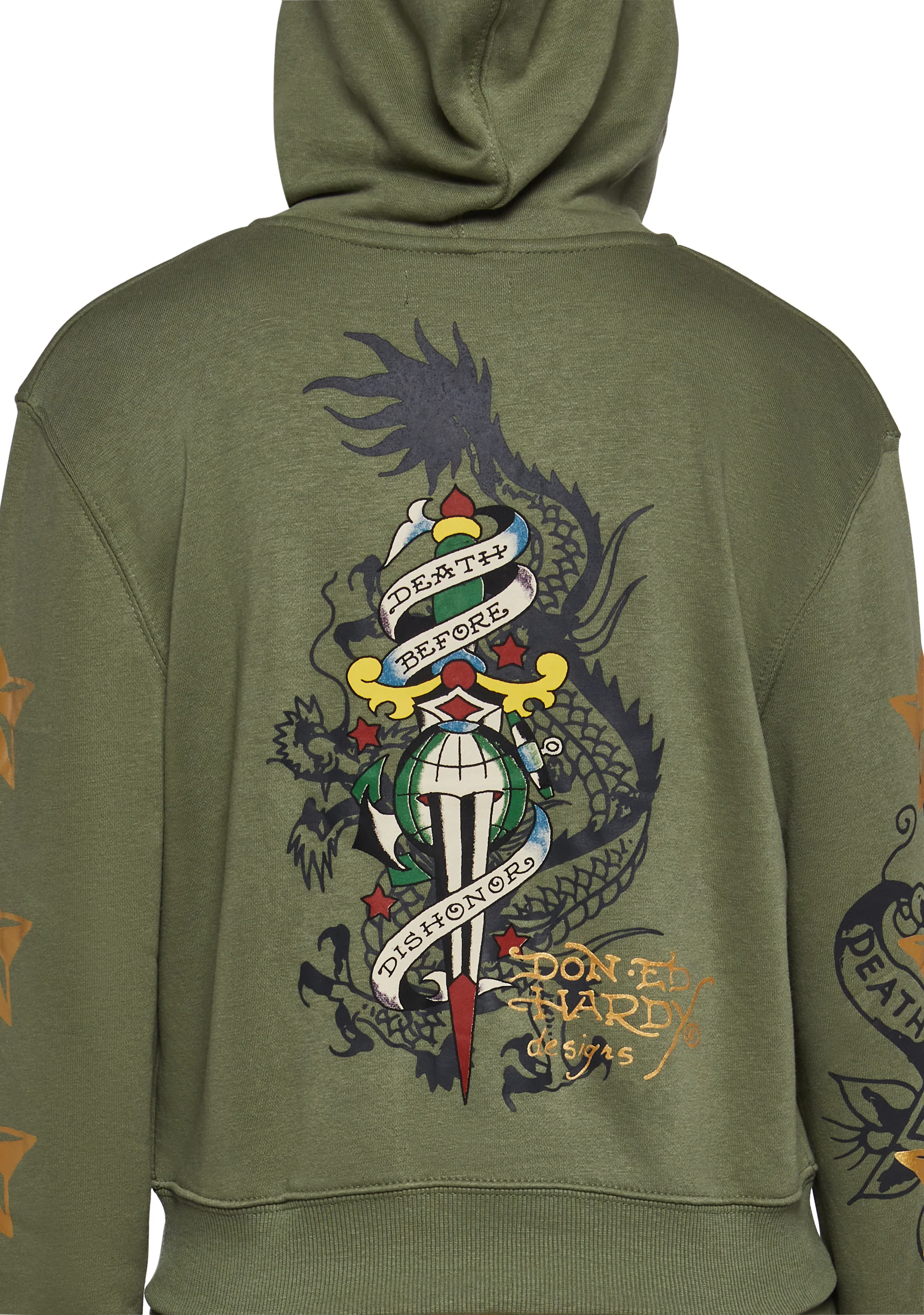Cobra Flame Zip Front Hoodie - Image 6