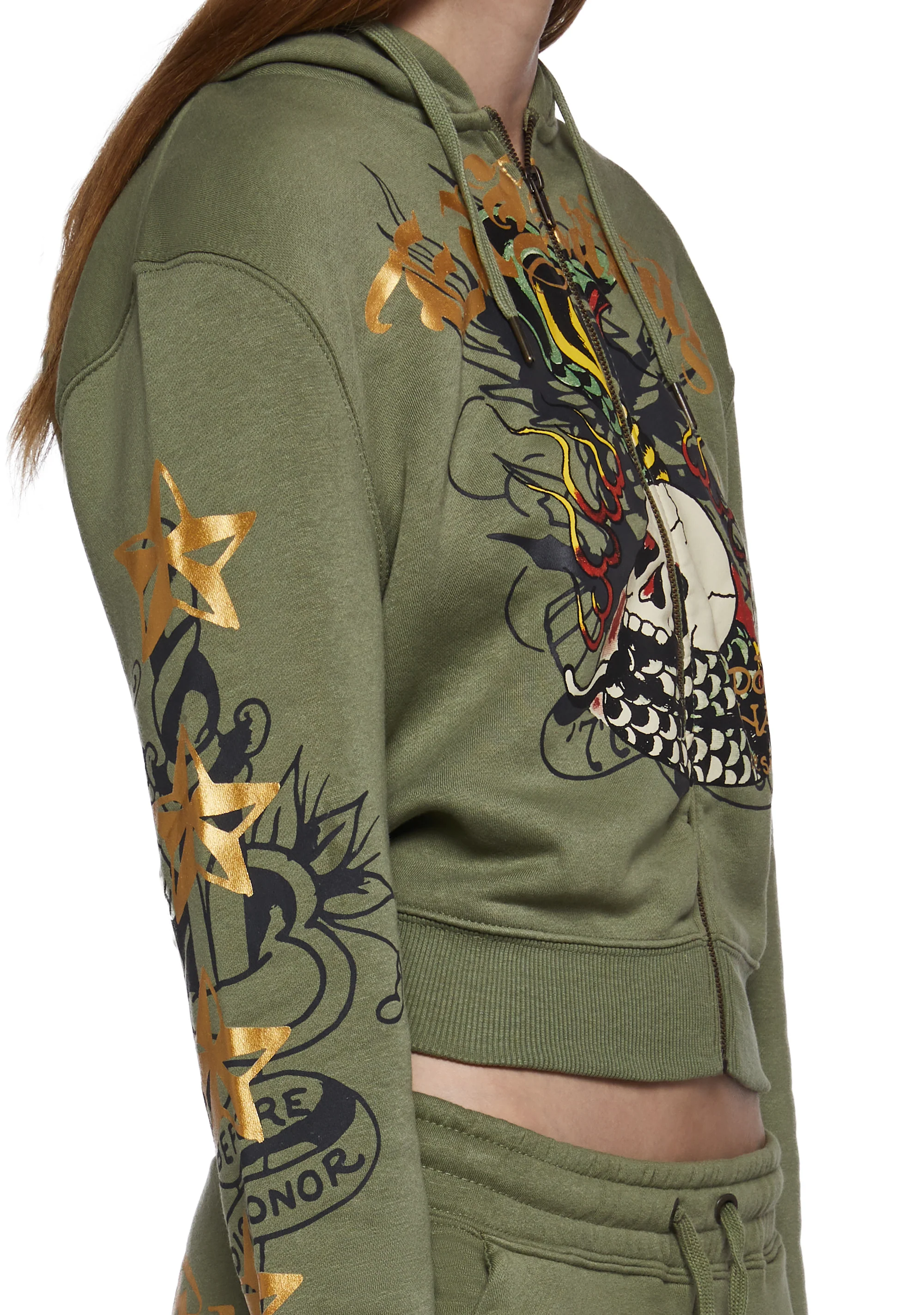 Cobra Flame Zip Front Hoodie - Image 7