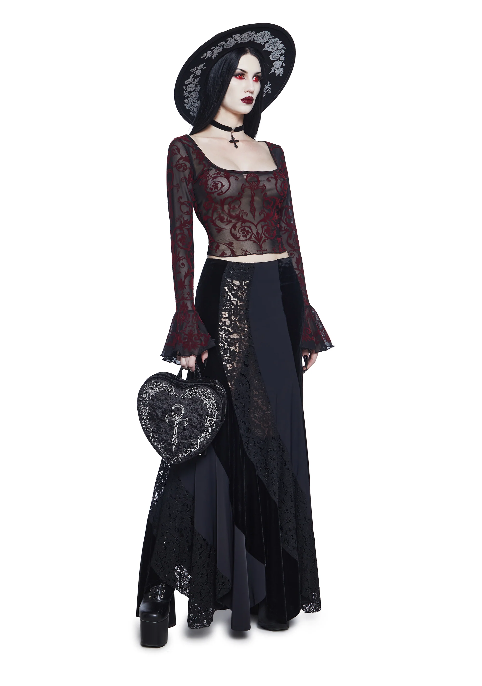 Coffin Dreams Maxi Skirt - Image 2