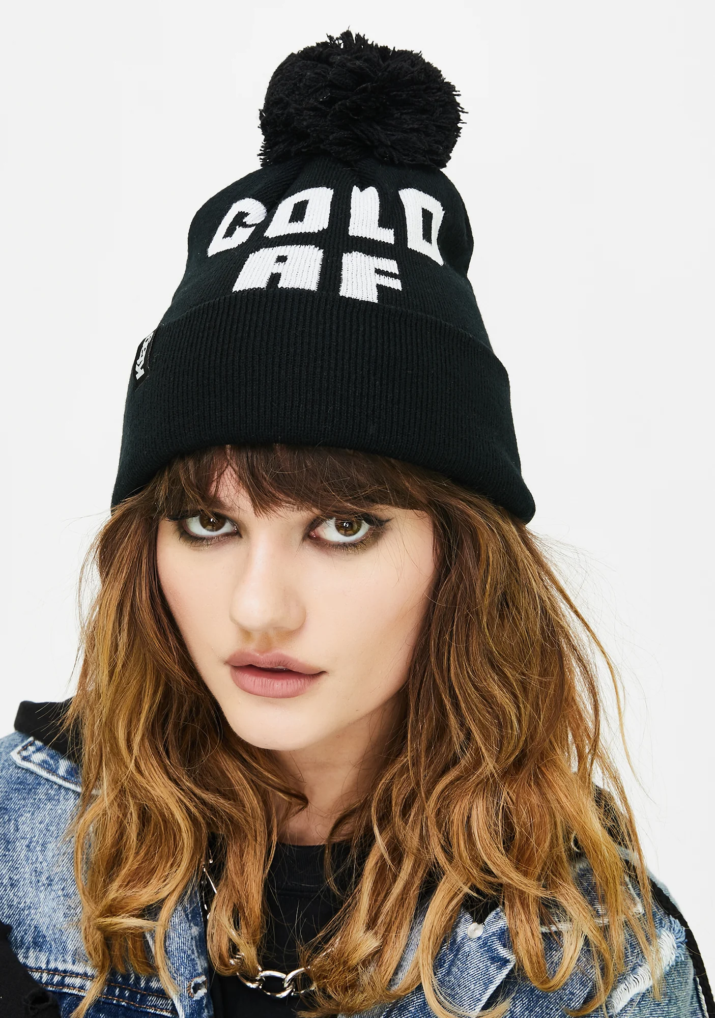 Cold AF Knit Beanie - Image 2