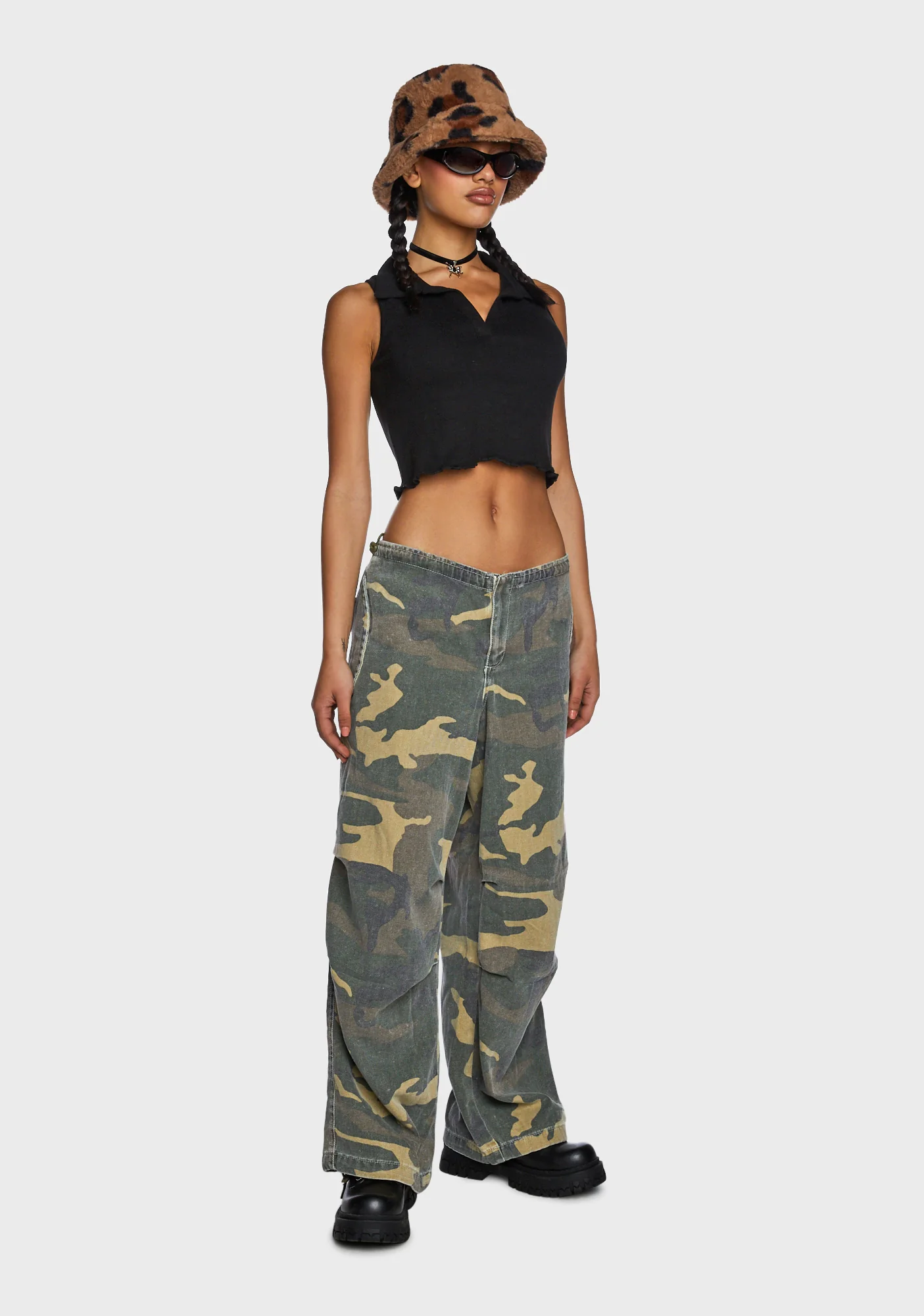 Collared Crop Top - Image 5