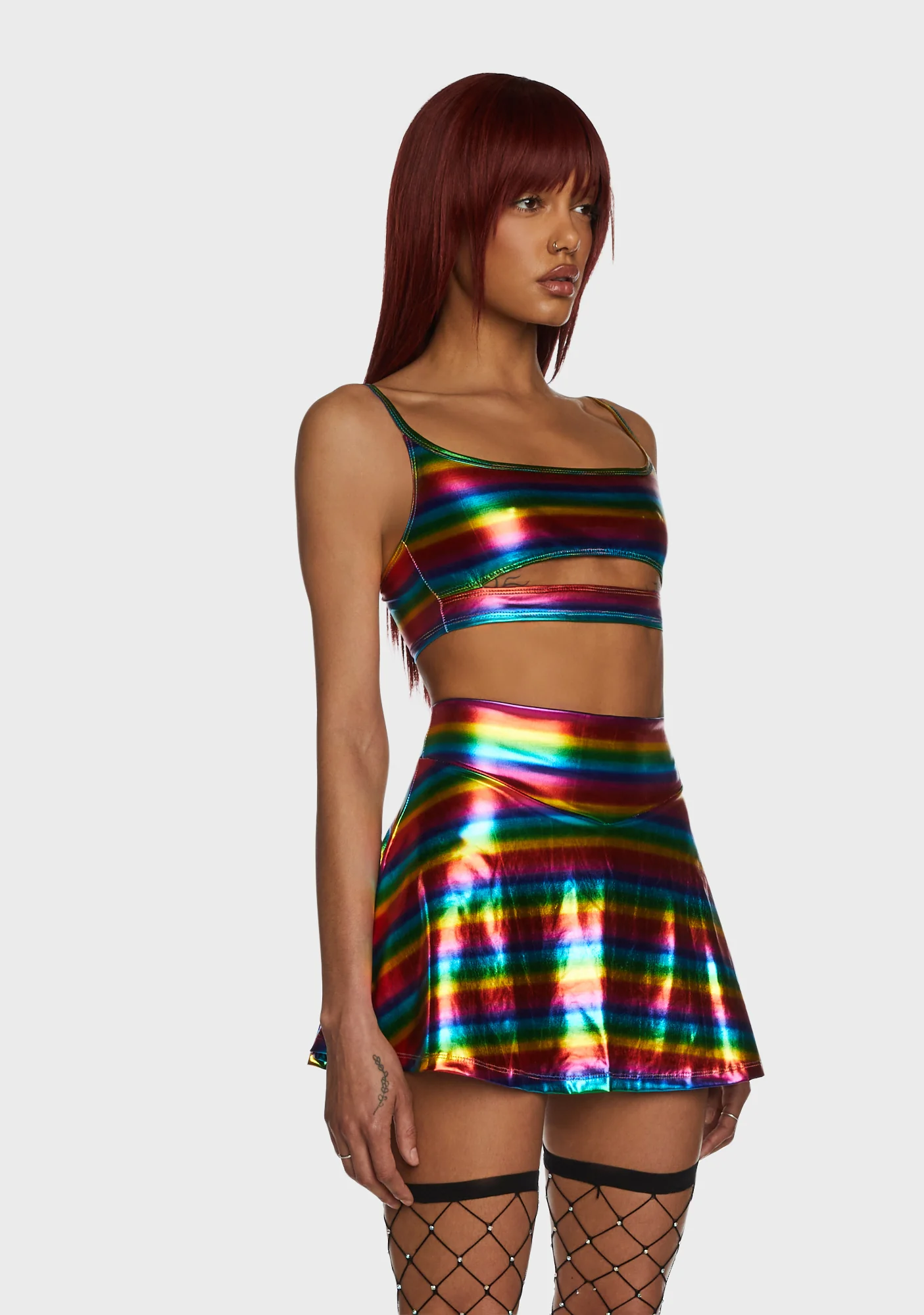 Color Me Happy Striped Bra Top - Image 3