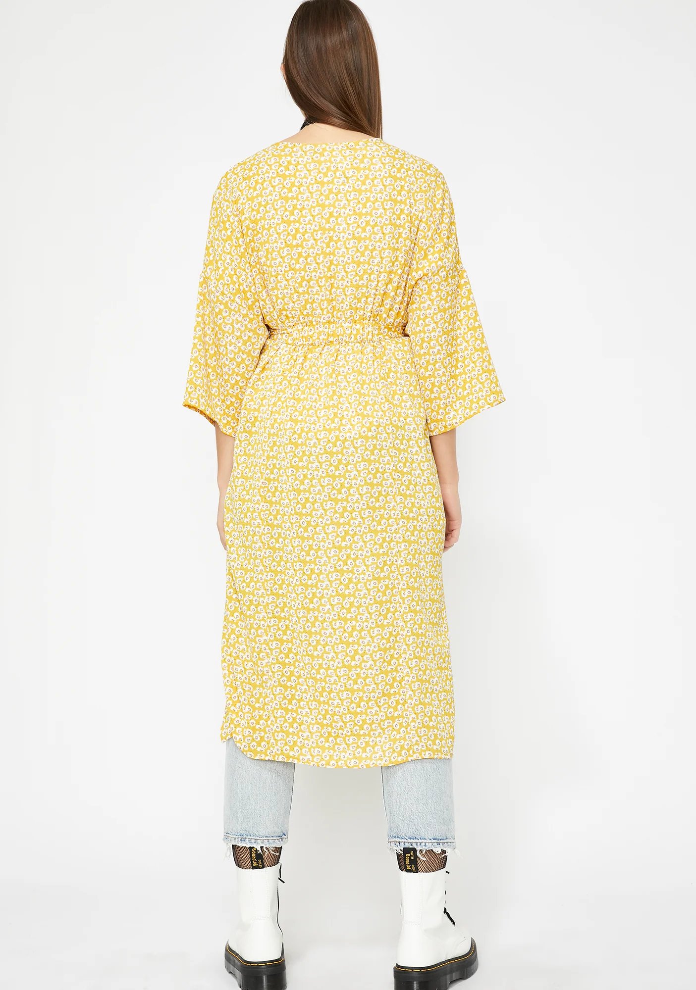 Come Thru Glowin' Floral Kimono - Image 4
