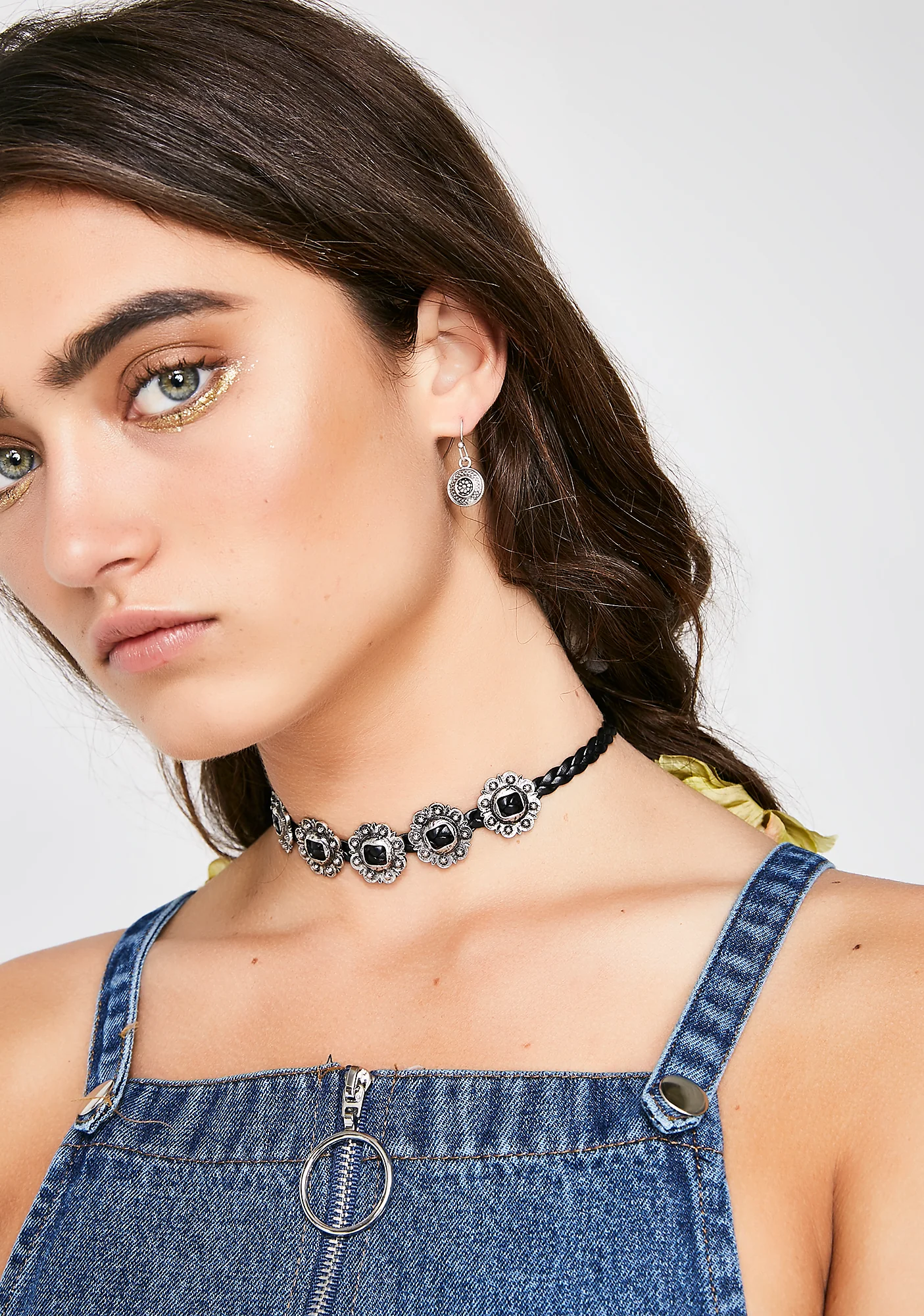 Concho Queen Choker And Earring Set - Image 2