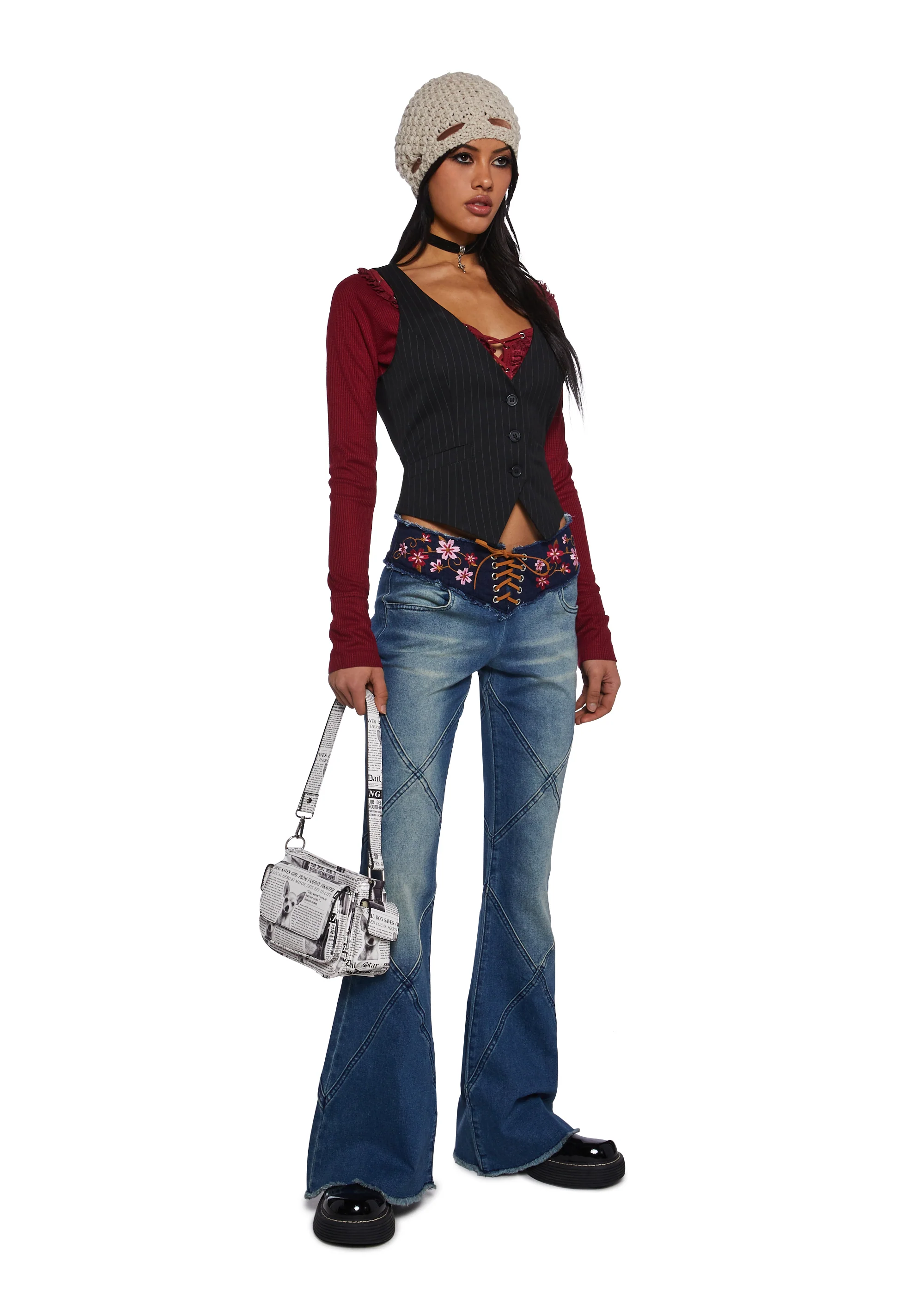 Concrete Jungle Flared Jeans - Image 2