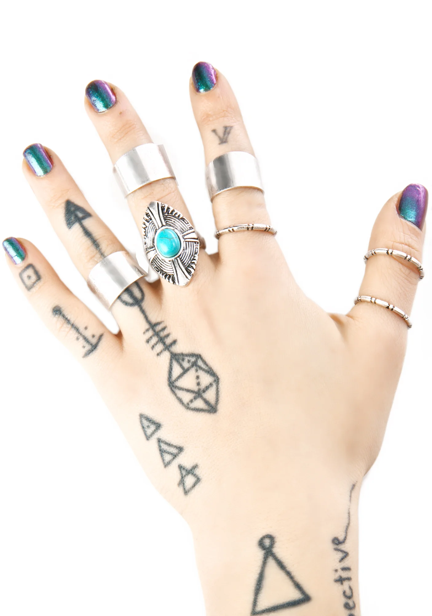 Conjuring Silver Ring Set - Image 5