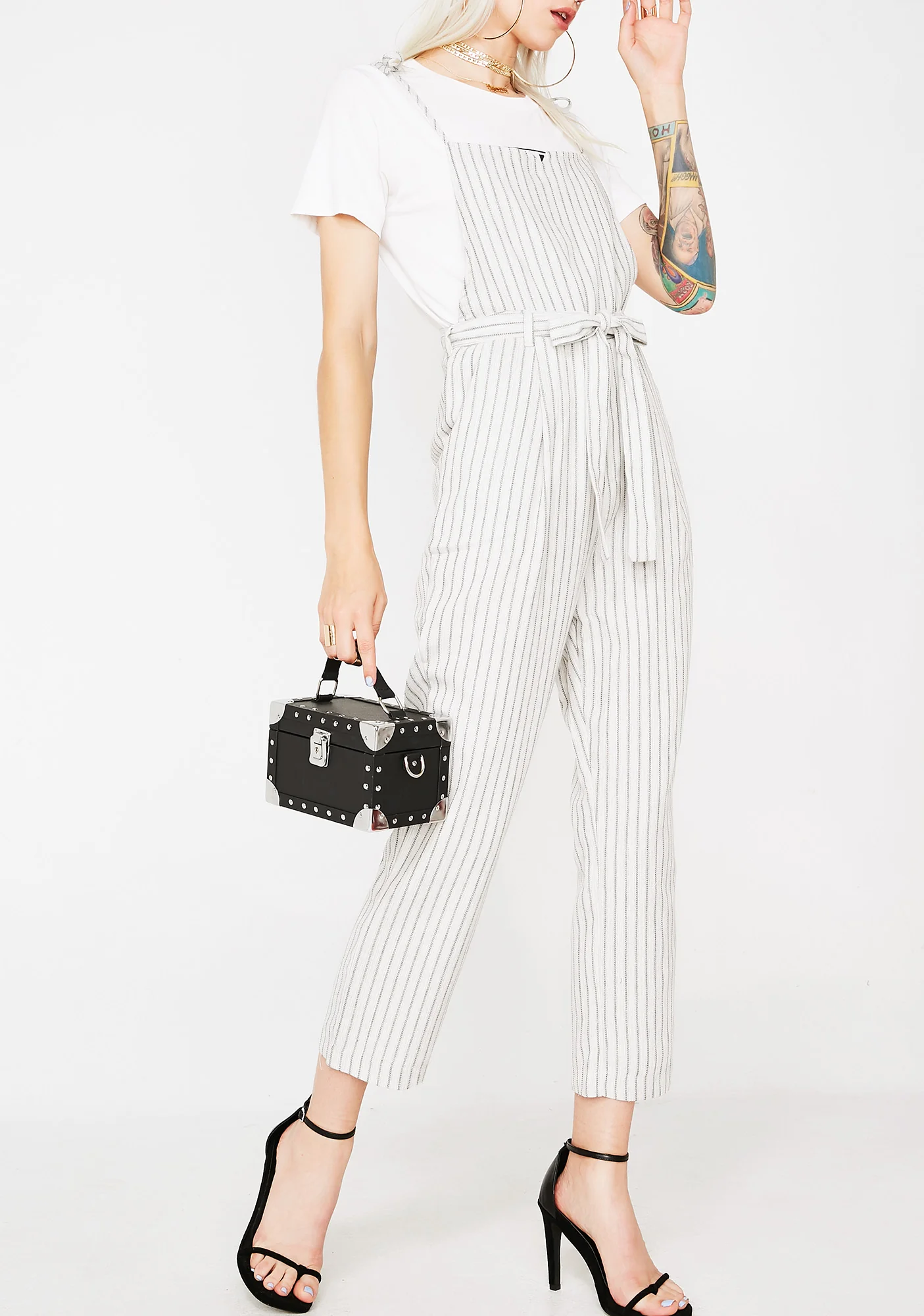 Controlla Pinstripe Jumpsuit - Image 3
