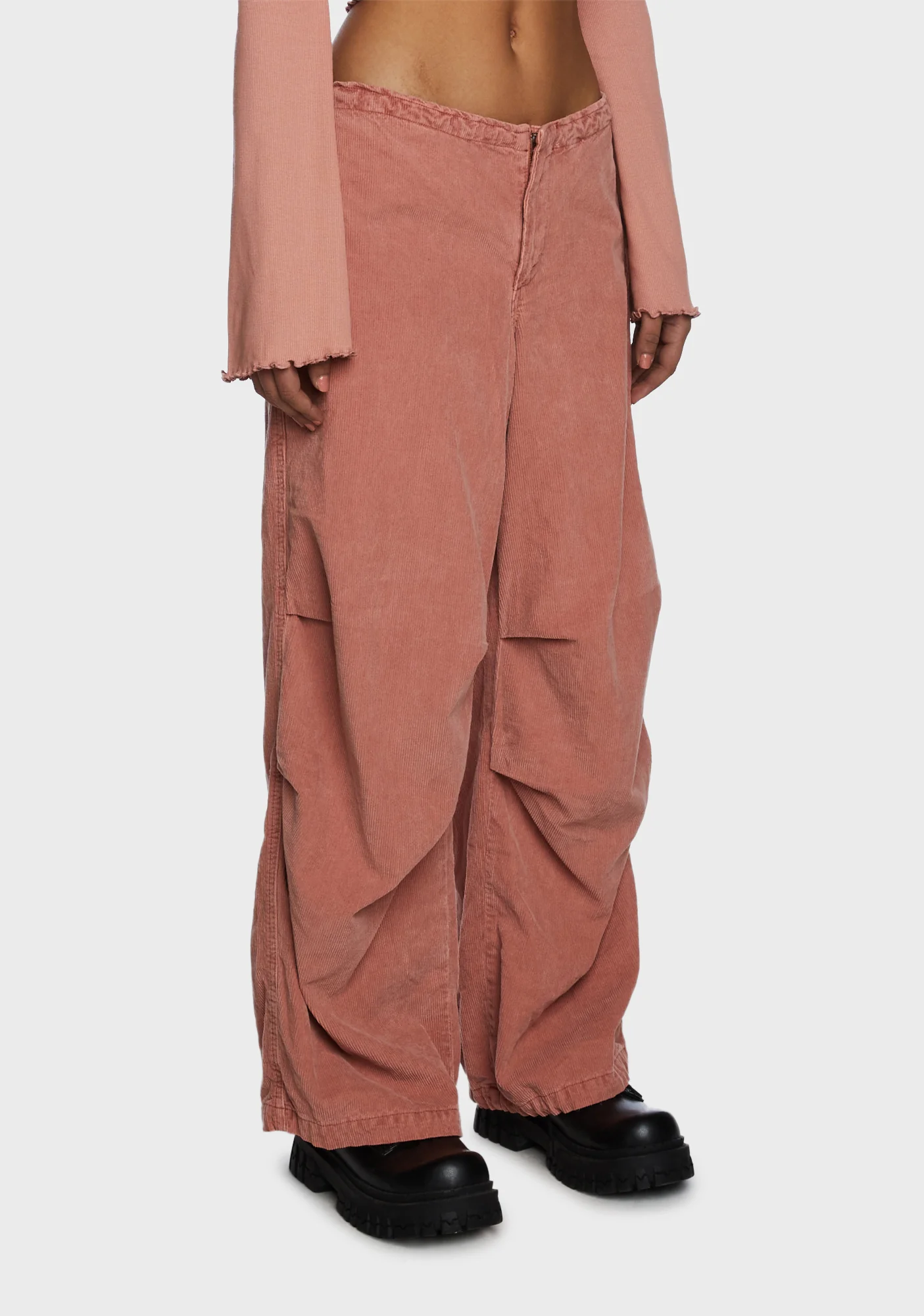 Corduroy Baggy Tech Pants - Image 3