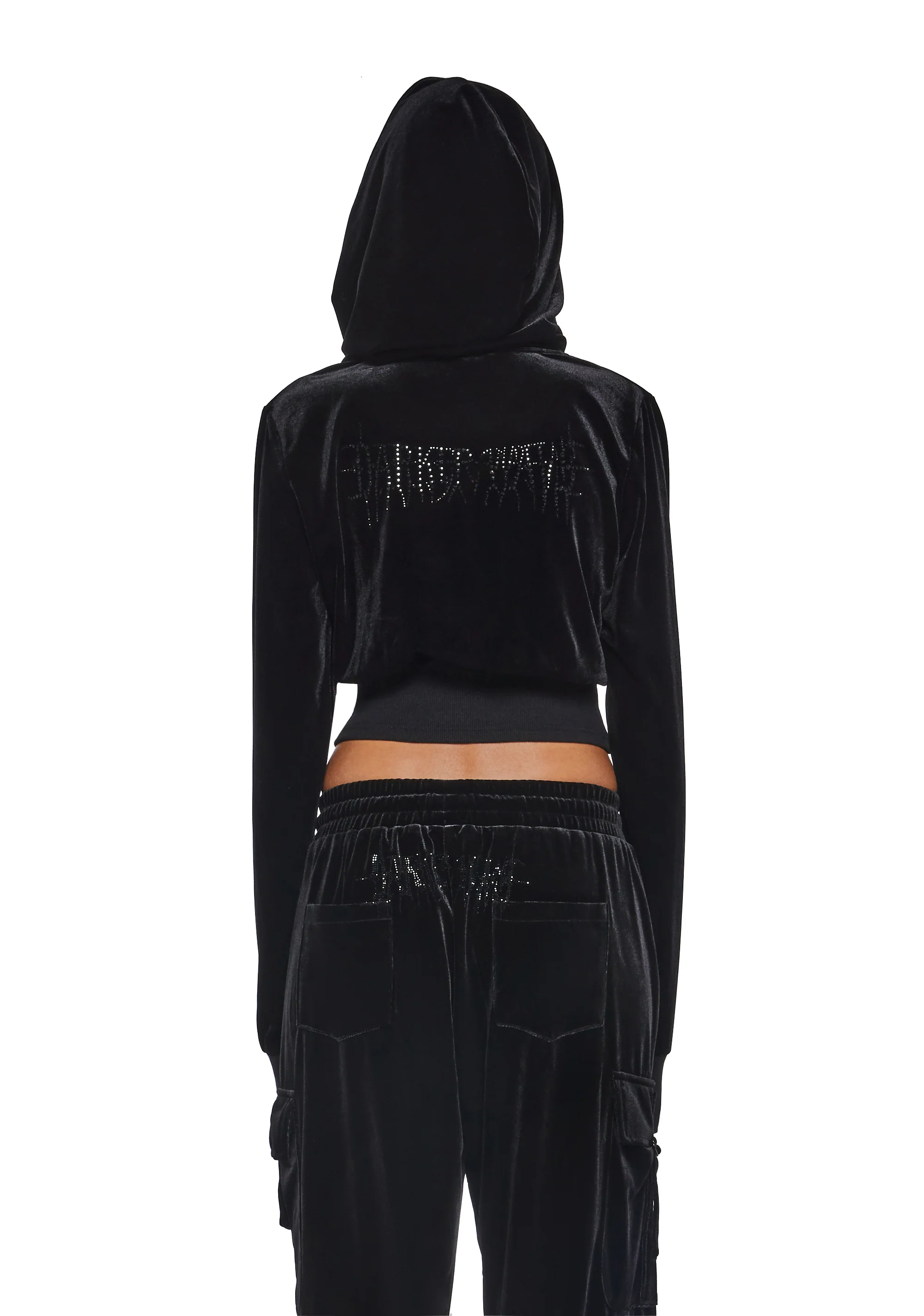 Ego Velour Corsetted Sweatshirt - Image 5