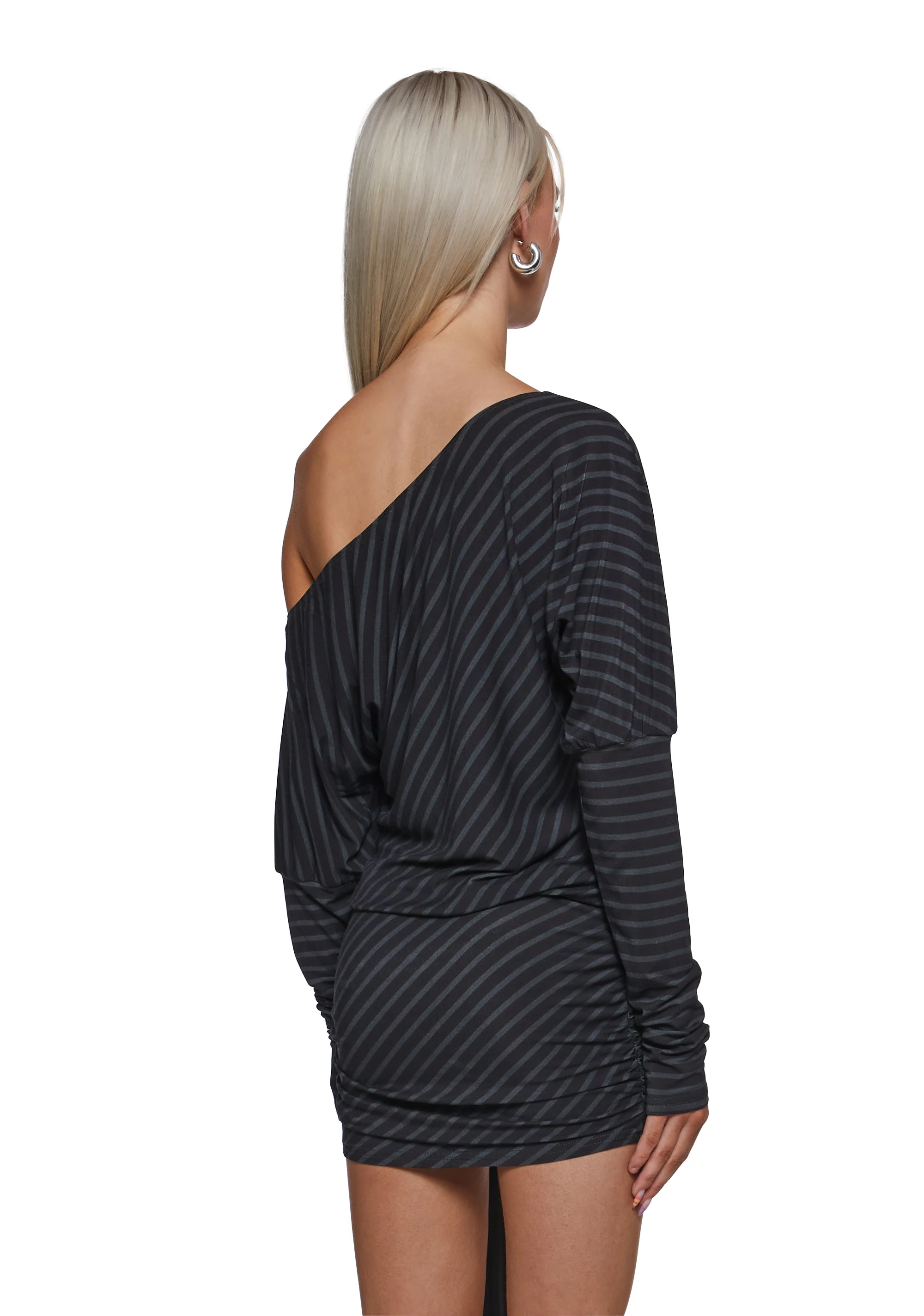 Flirt Hard Off The Shoulder Mini Dress - Image 4