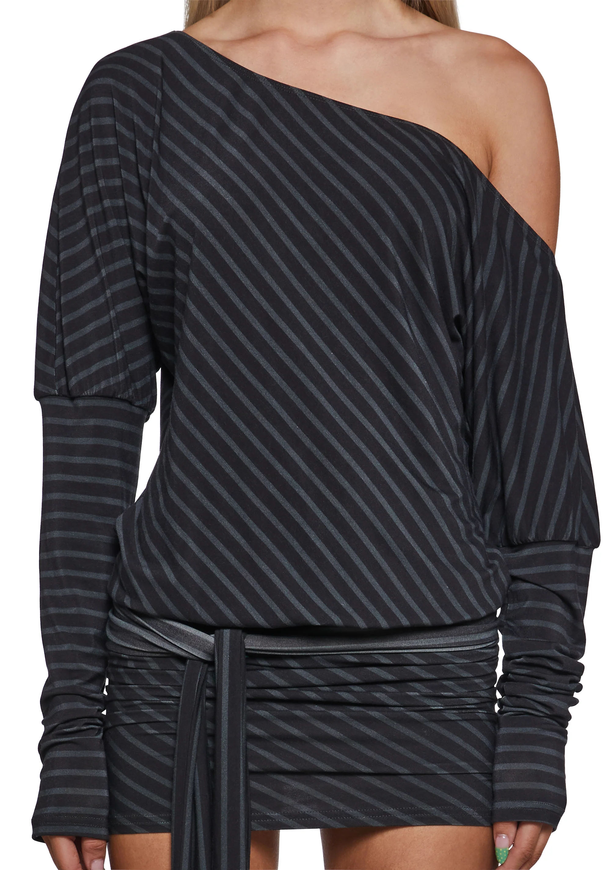 Flirt Hard Off The Shoulder Mini Dress - Image 6