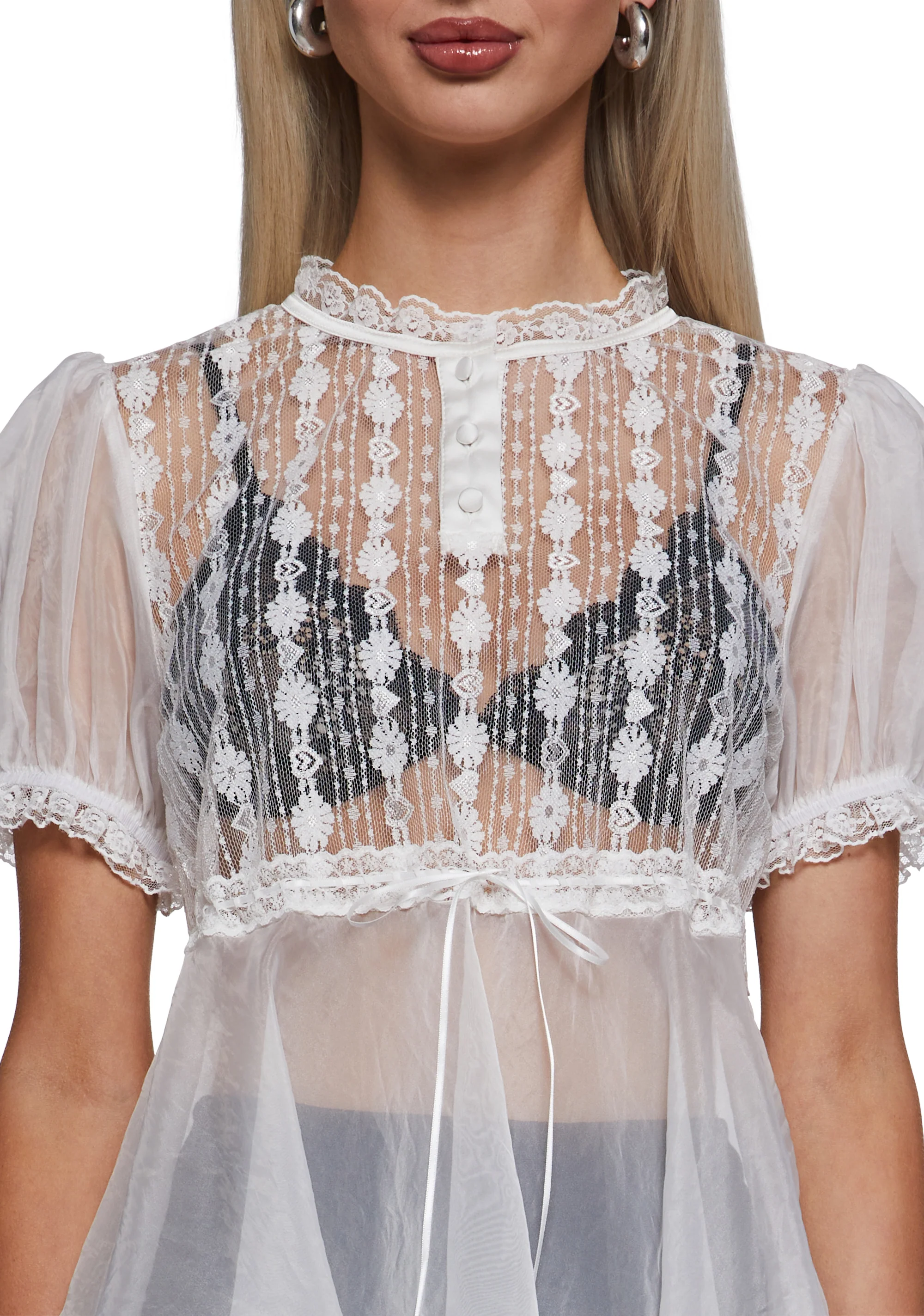 Screenshot This Sheer Blouse - Image 5