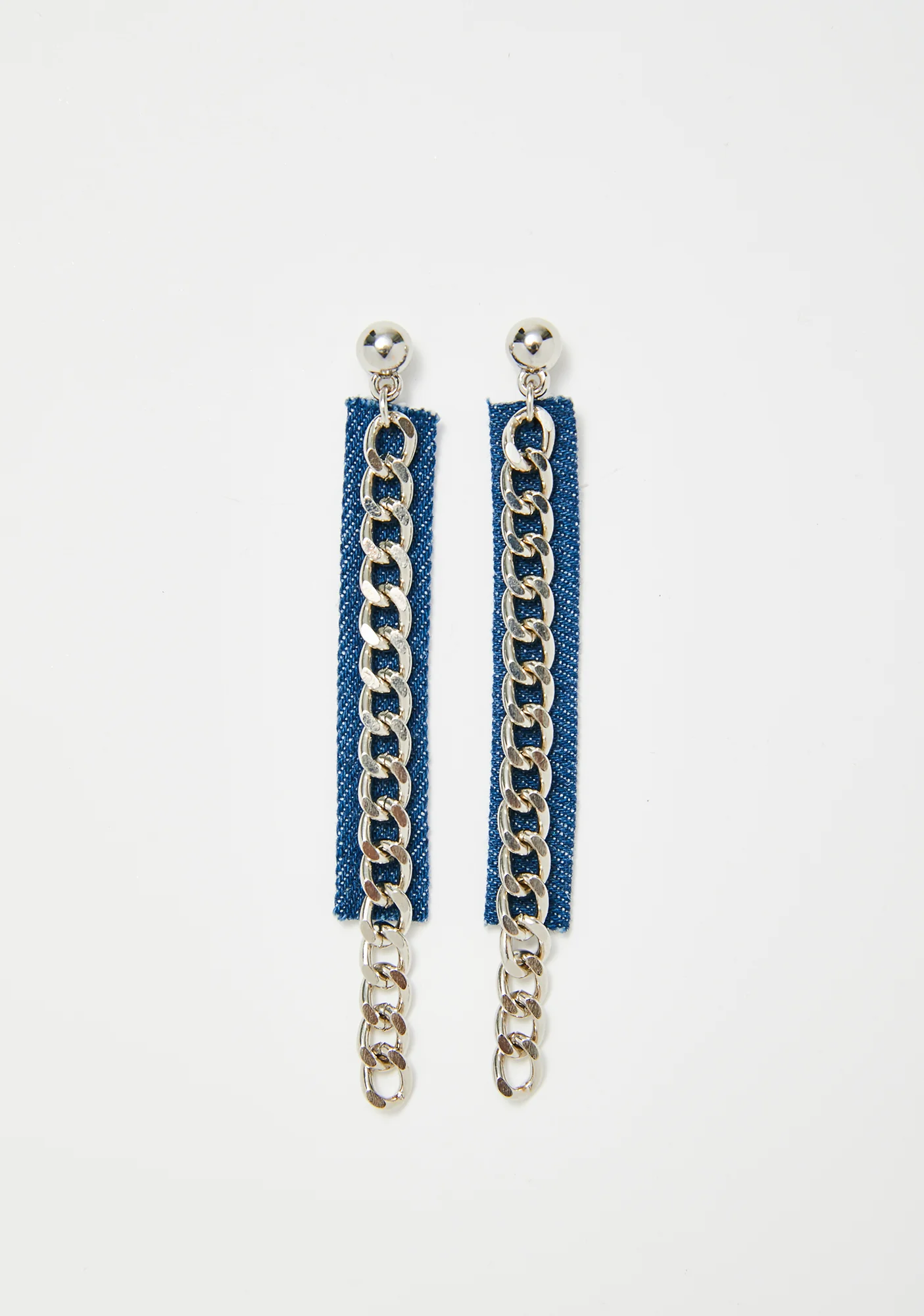 Country Chic Chain Earrings - Image 2