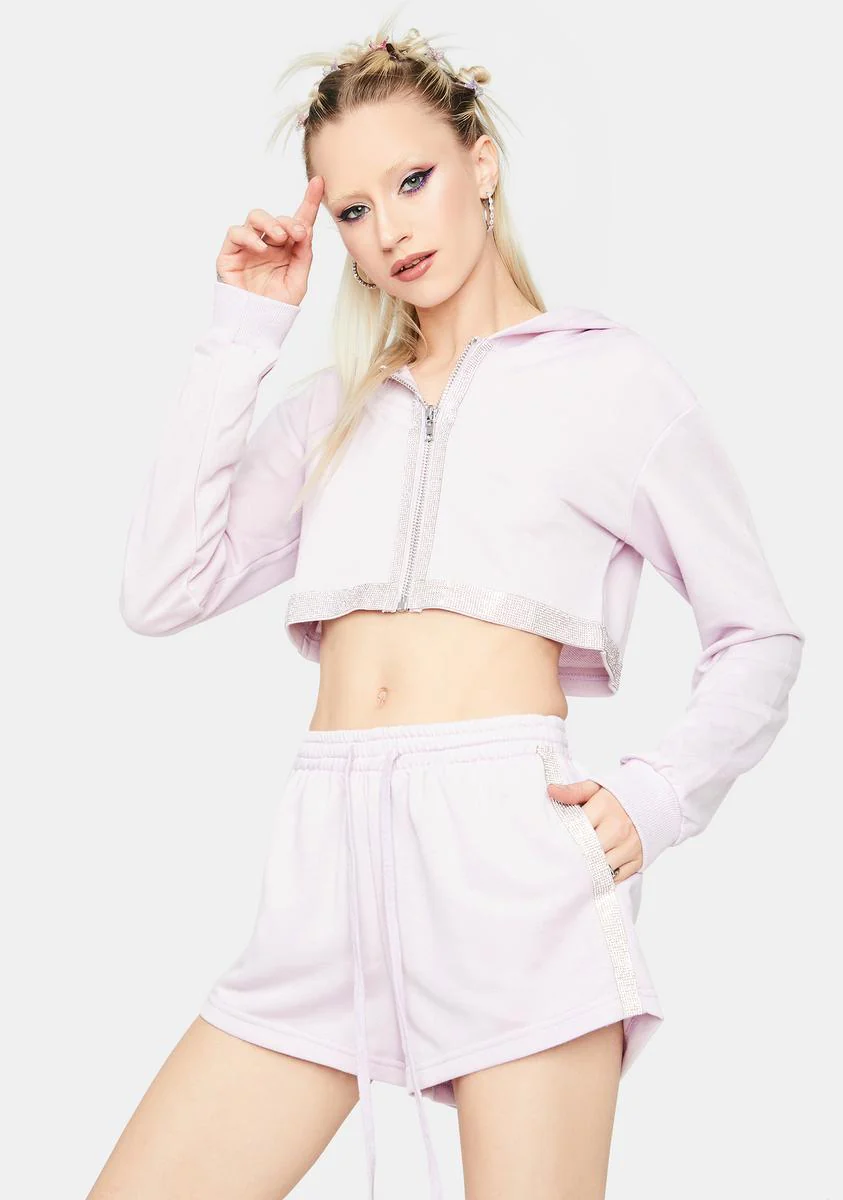 Country Club Chic Cropped Shorts Set - Image 2