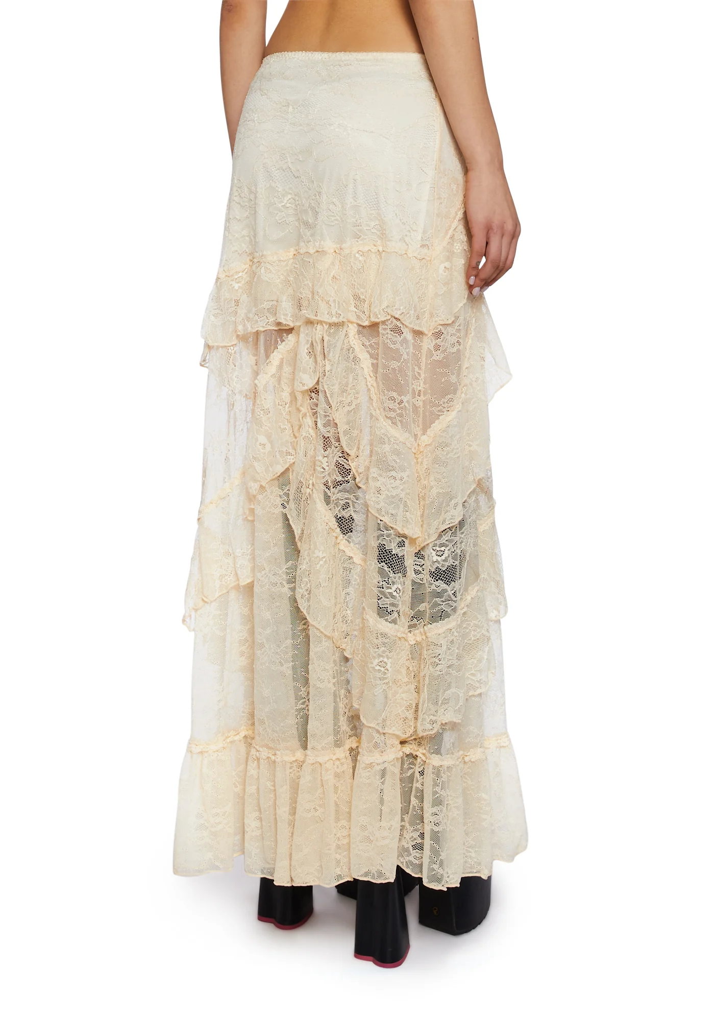 Courtship Romance Lace Maxi Skirt - Image 4