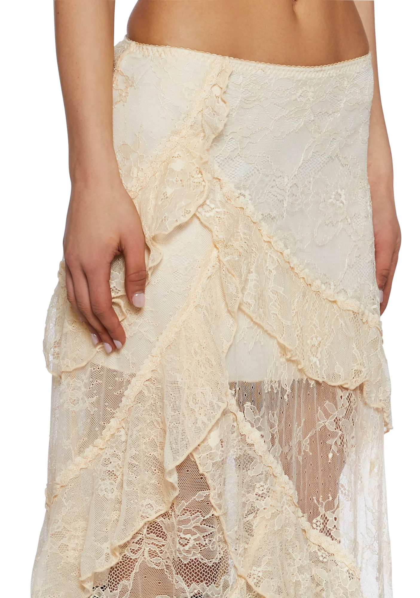 Courtship Romance Lace Maxi Skirt - Image 5